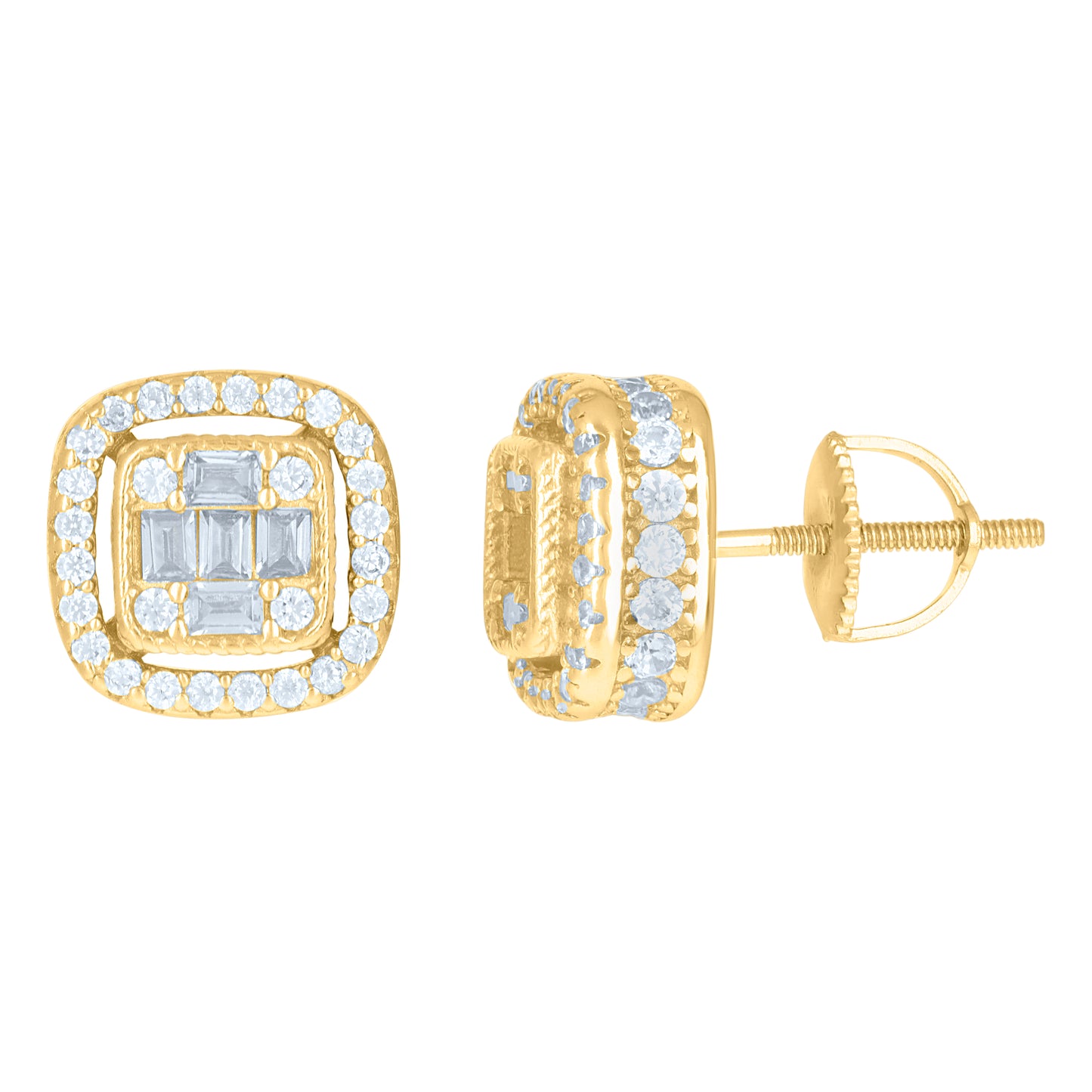 925 Sterling Silver Cz Earrings