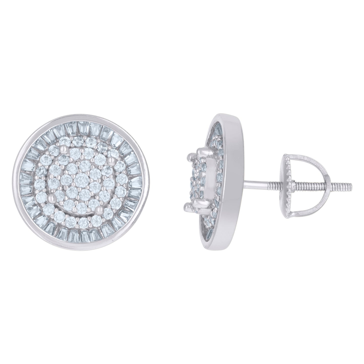 925 Sterling Silver Cz Earrings