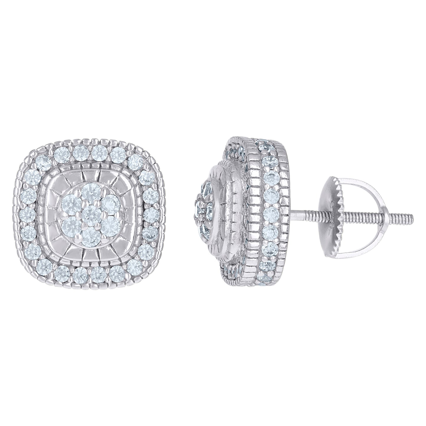 925 Sterling Silver Cz Earrings
