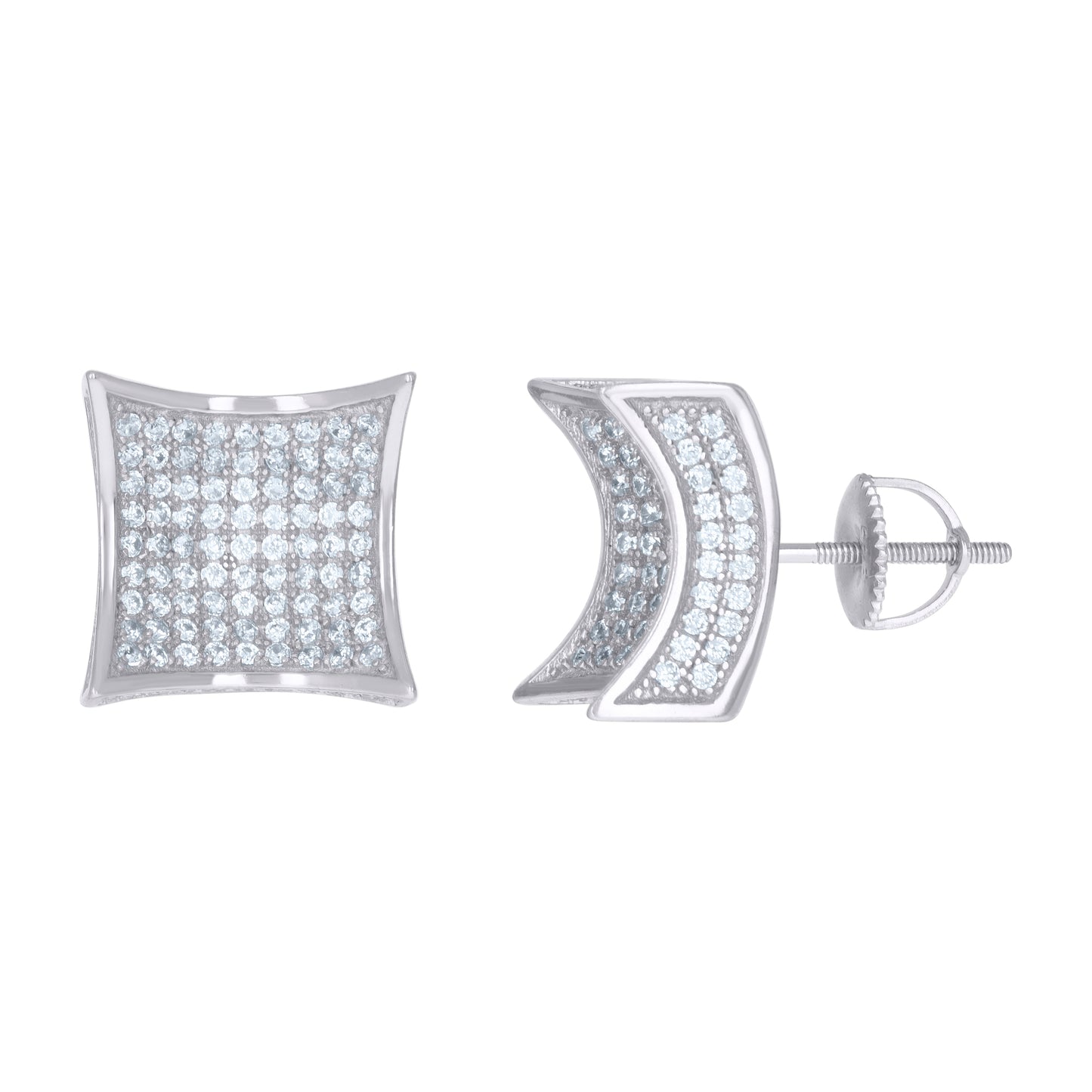 925 Sterling Silver Cz Earrings