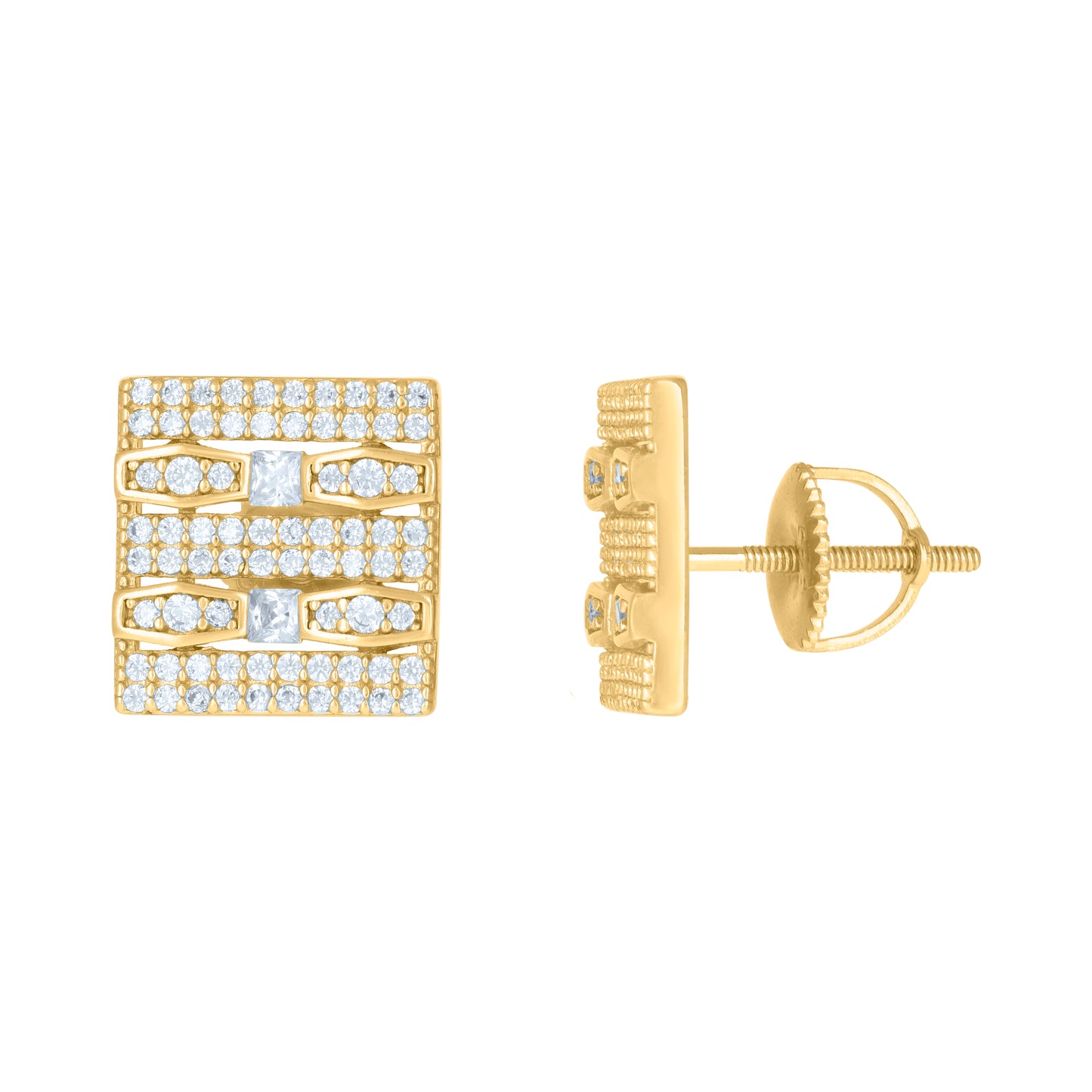 925 Sterling Silver Cz Earrings