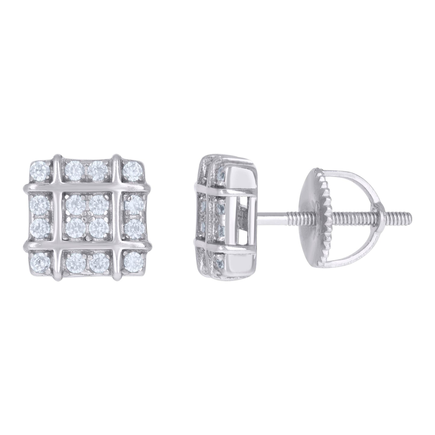 925 Sterling Silver Cz Earrings