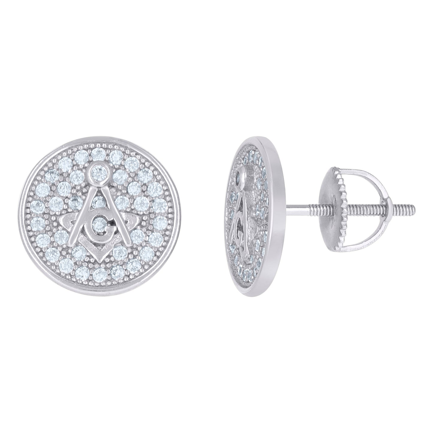 925 Sterling Silver Cz Earrings