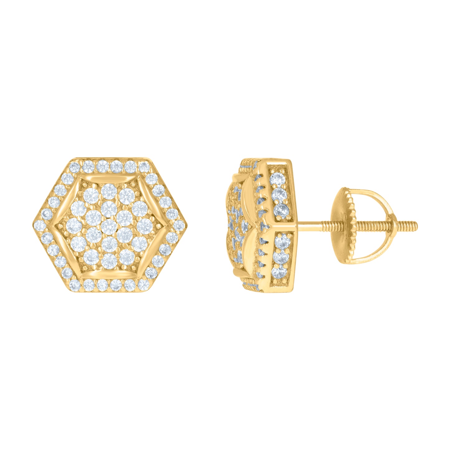 925 Sterling Silver Cz Earrings