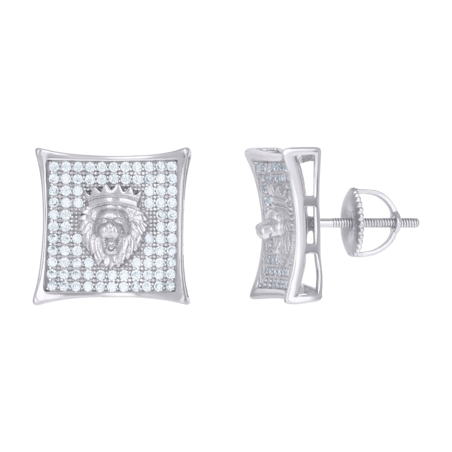 925 Sterling Silver Cz Earrings