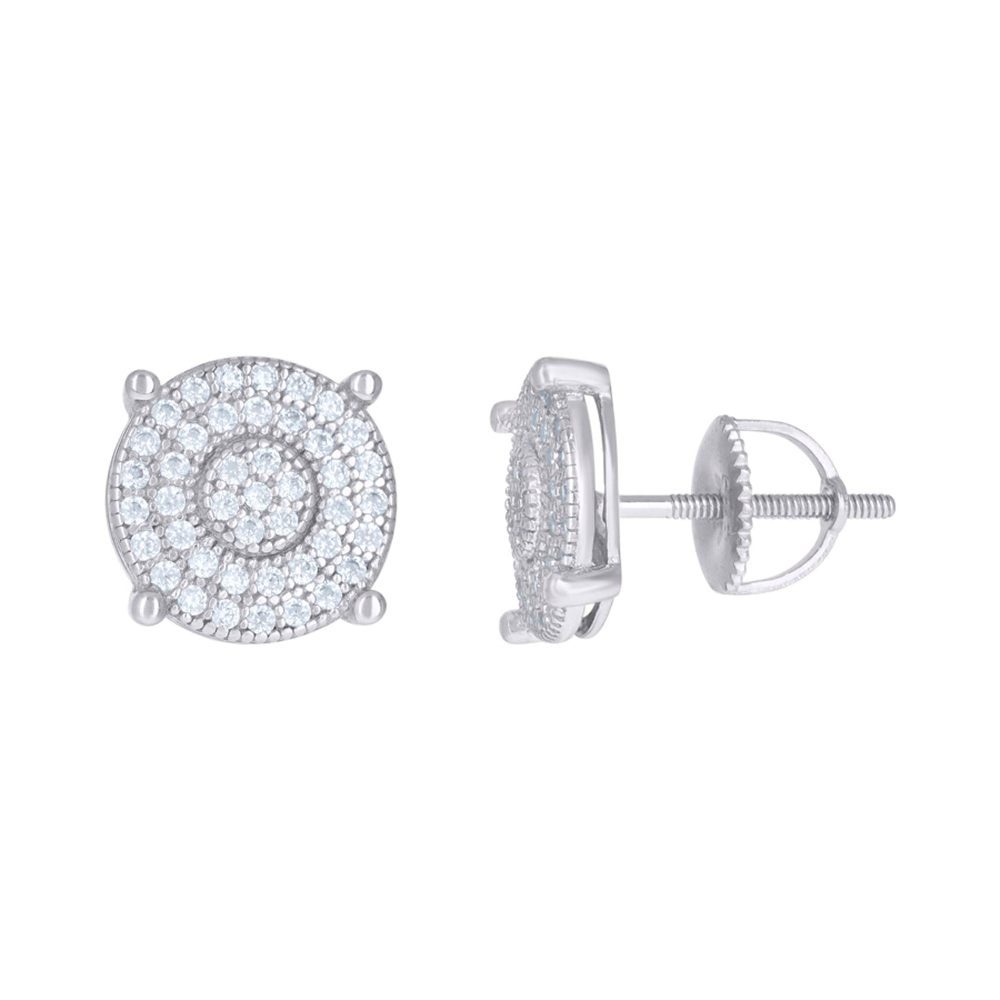 925 Sterling Silver Cz Earrings