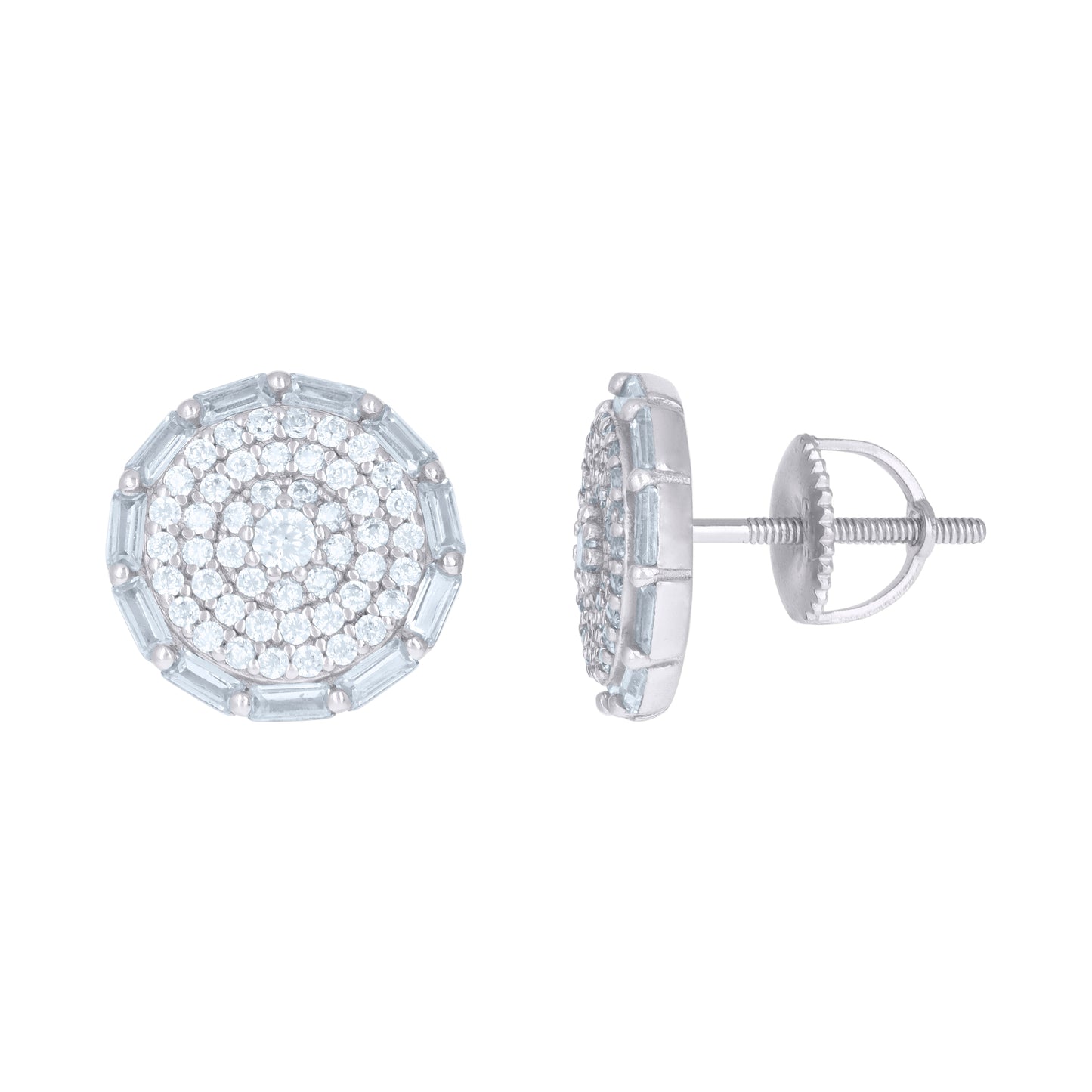 925 Sterling Silver Cz Earrings