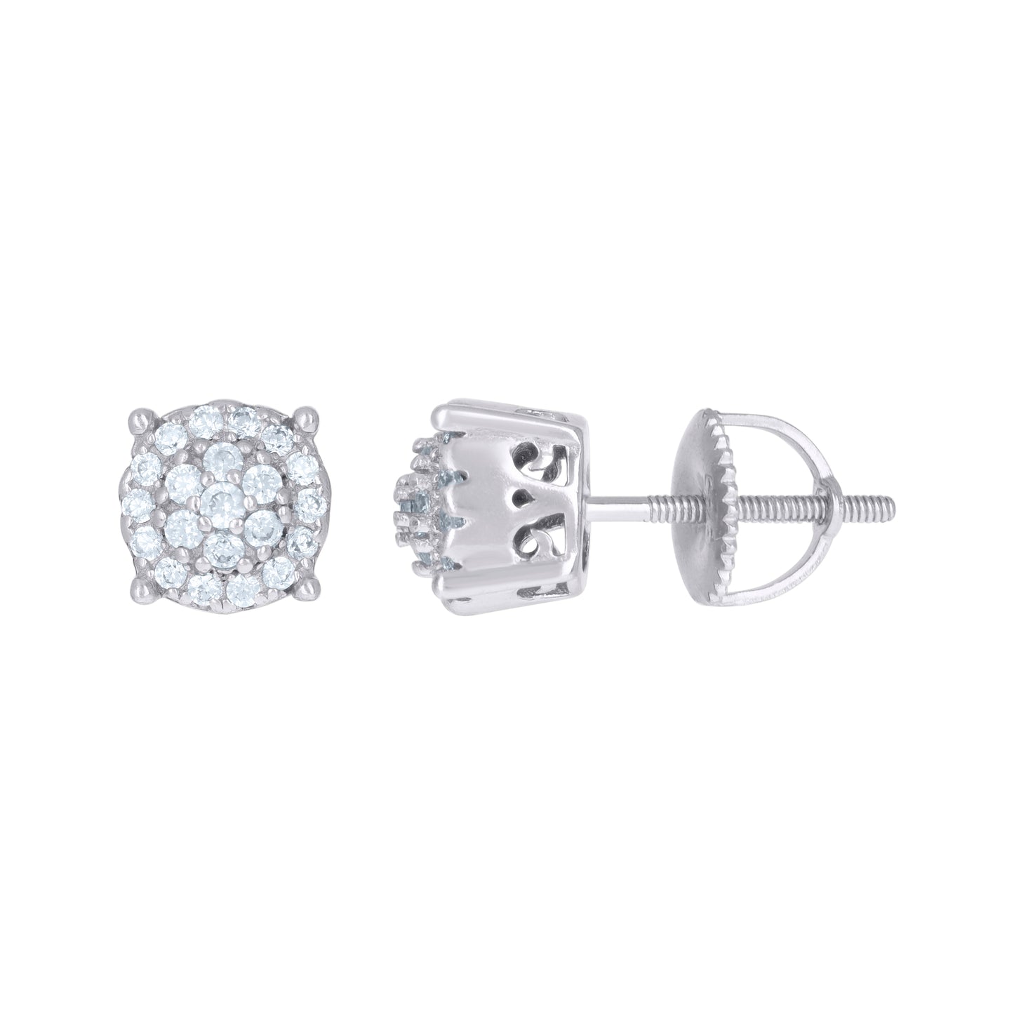 925 Sterling Silver Cz Earrings