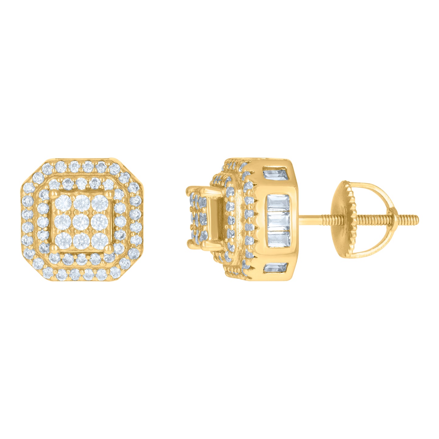 925 Sterling Silver Cz Earrings