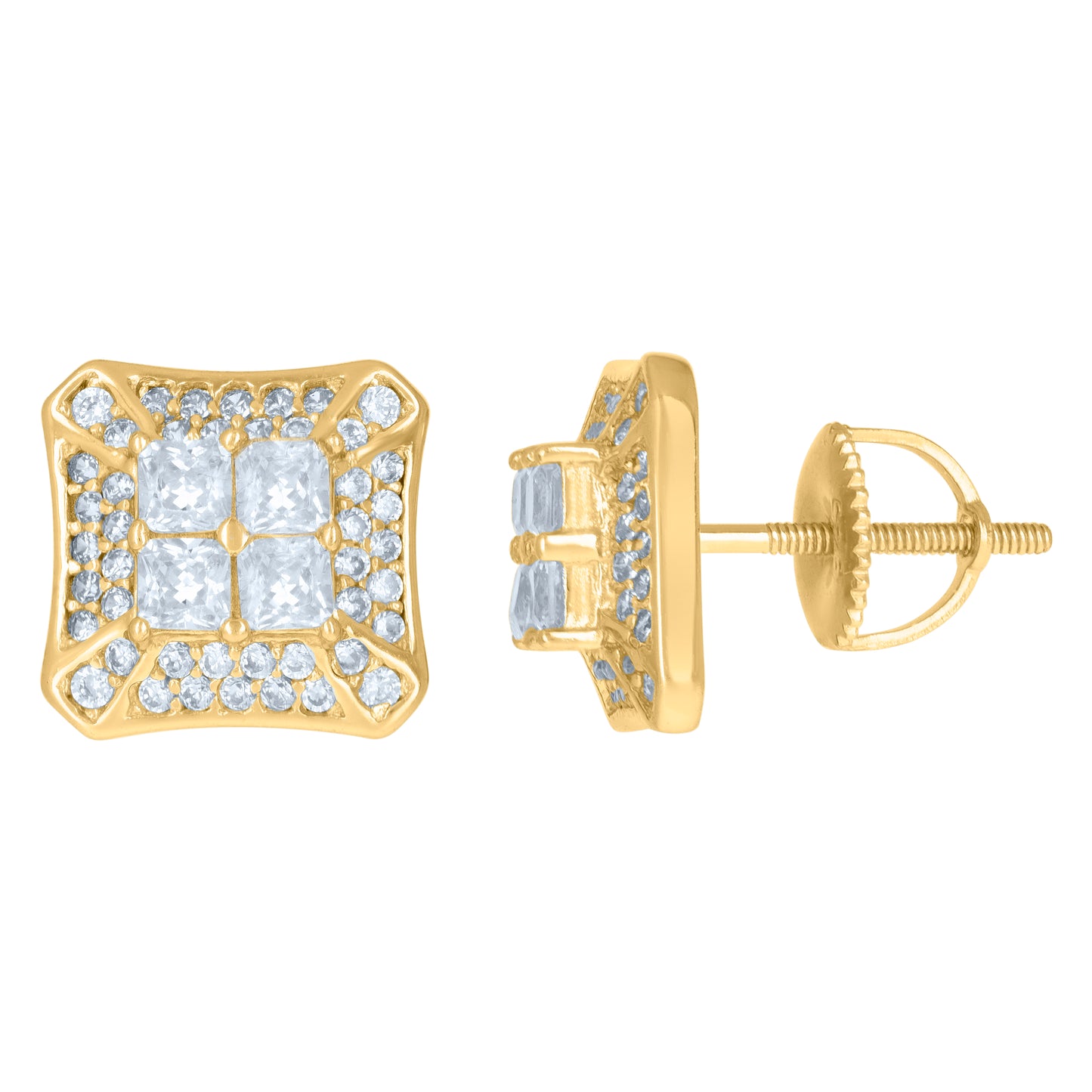 925 Sterling Silver Cz Earrings