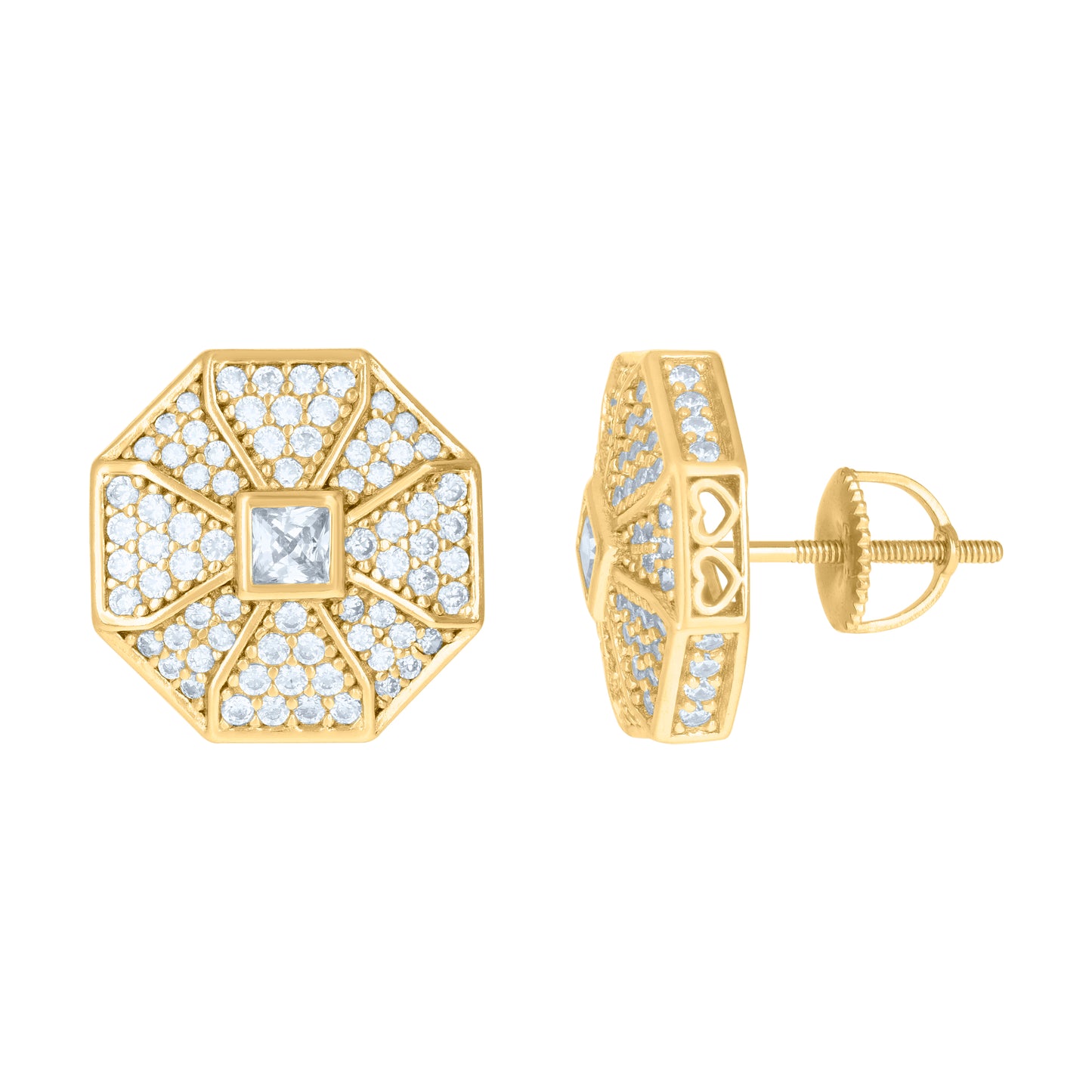 925 Sterling Silver Cz Earrings