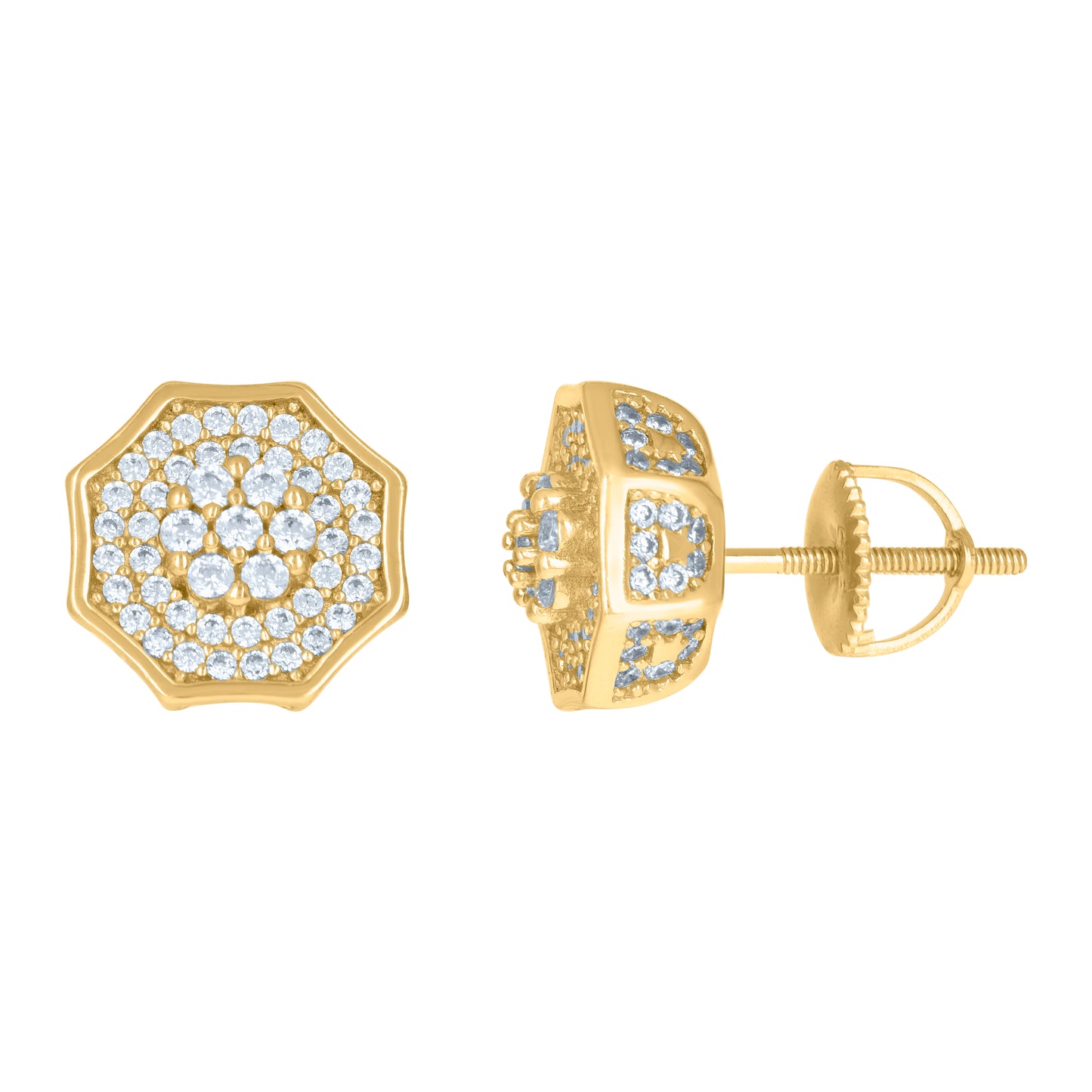 925 Sterling Silver Cz Earrings