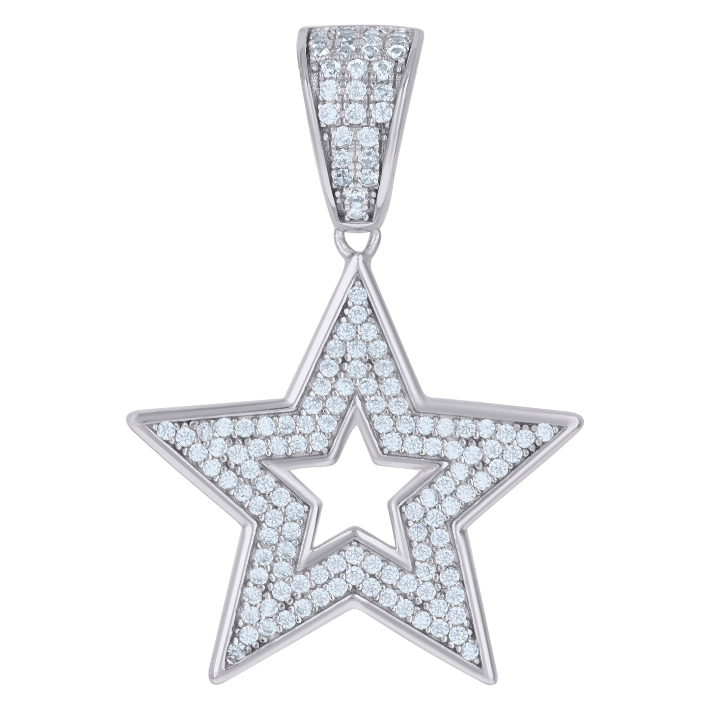 925 Sterling Silver Cz Pendant
