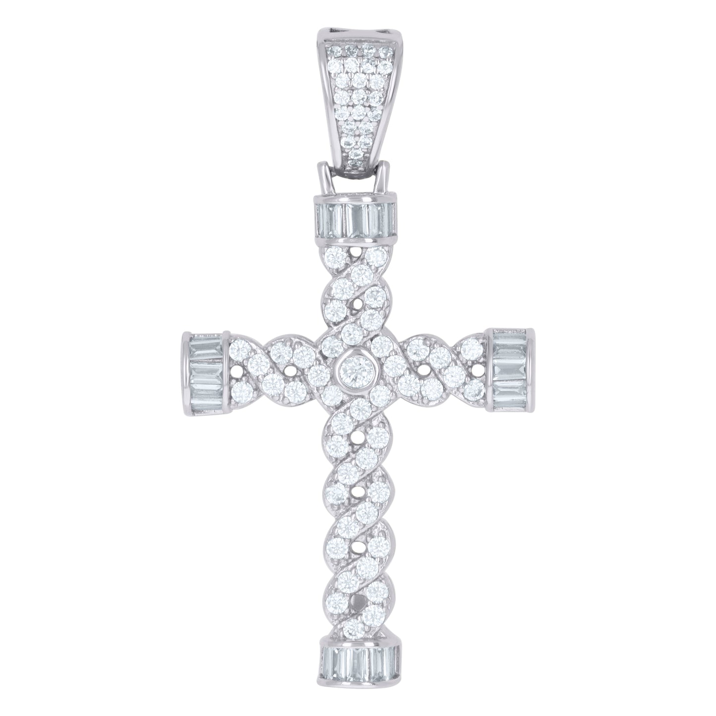 925 Sterling Silver Cz Pendant