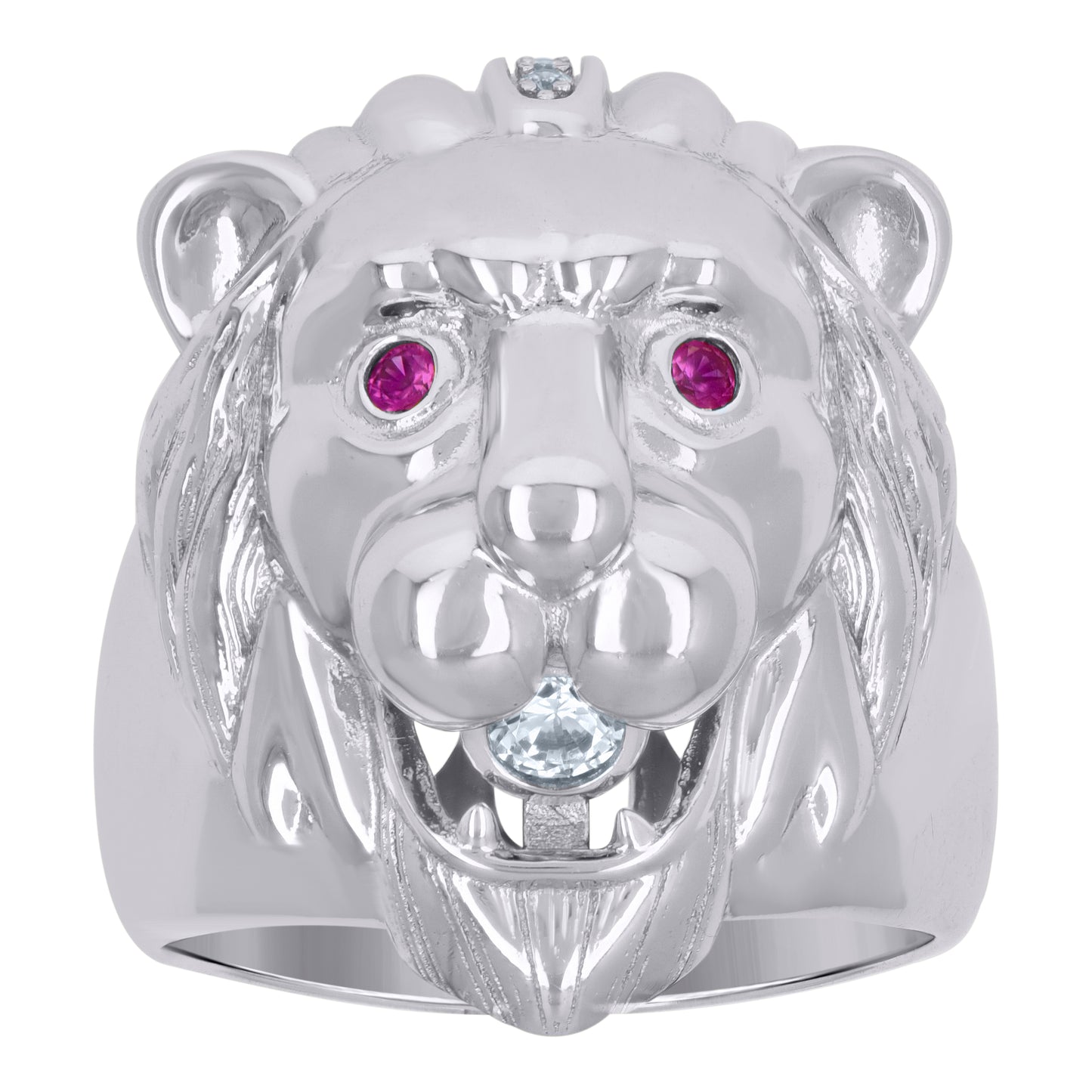 925 Sterling Silver Cz Ring Sz8