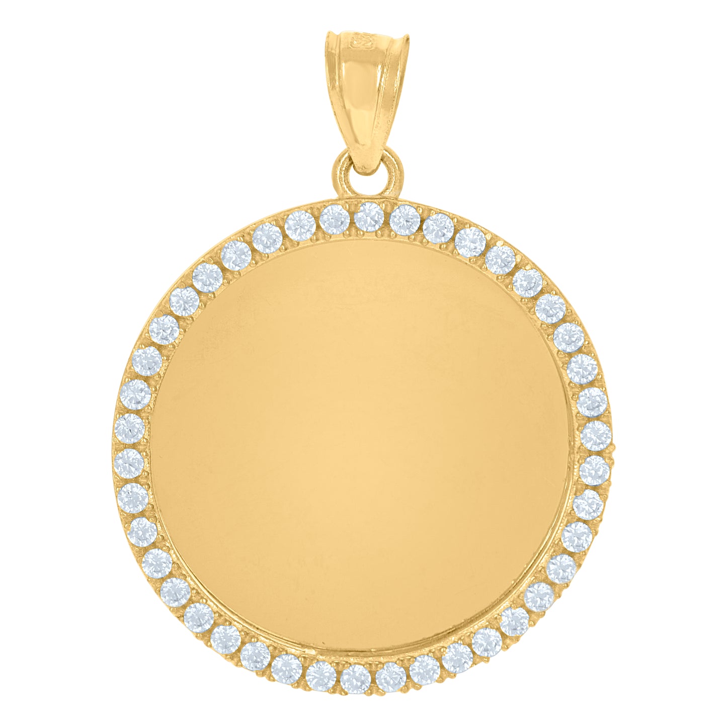 10Kt Gold Cz Pendant