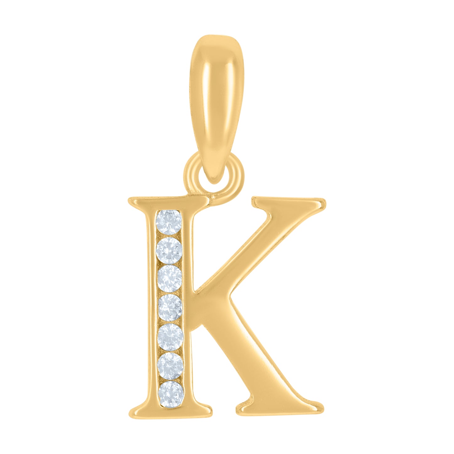 925 Sterling Silver Initial"K"
