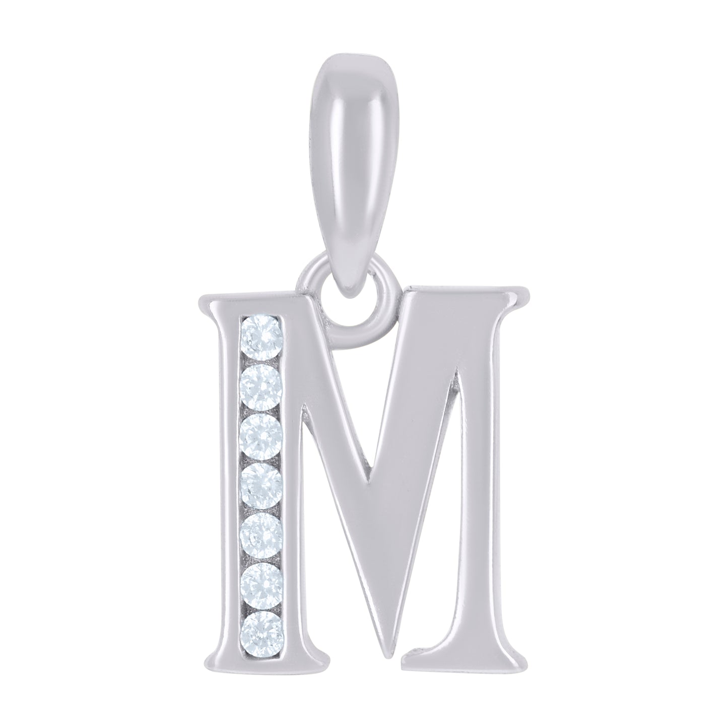 925 Sterling Silver Initial"M"
