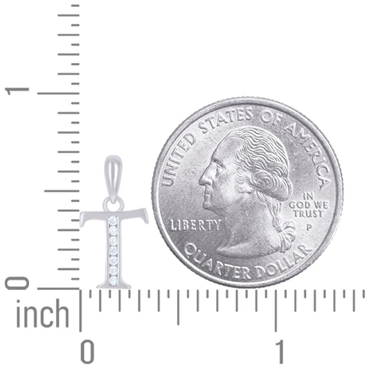 925 Sterling Silver Initial"T"