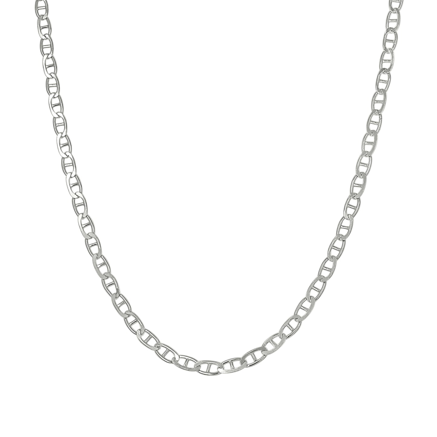 925 Silver Solid Classic Mariner Chain 2mm