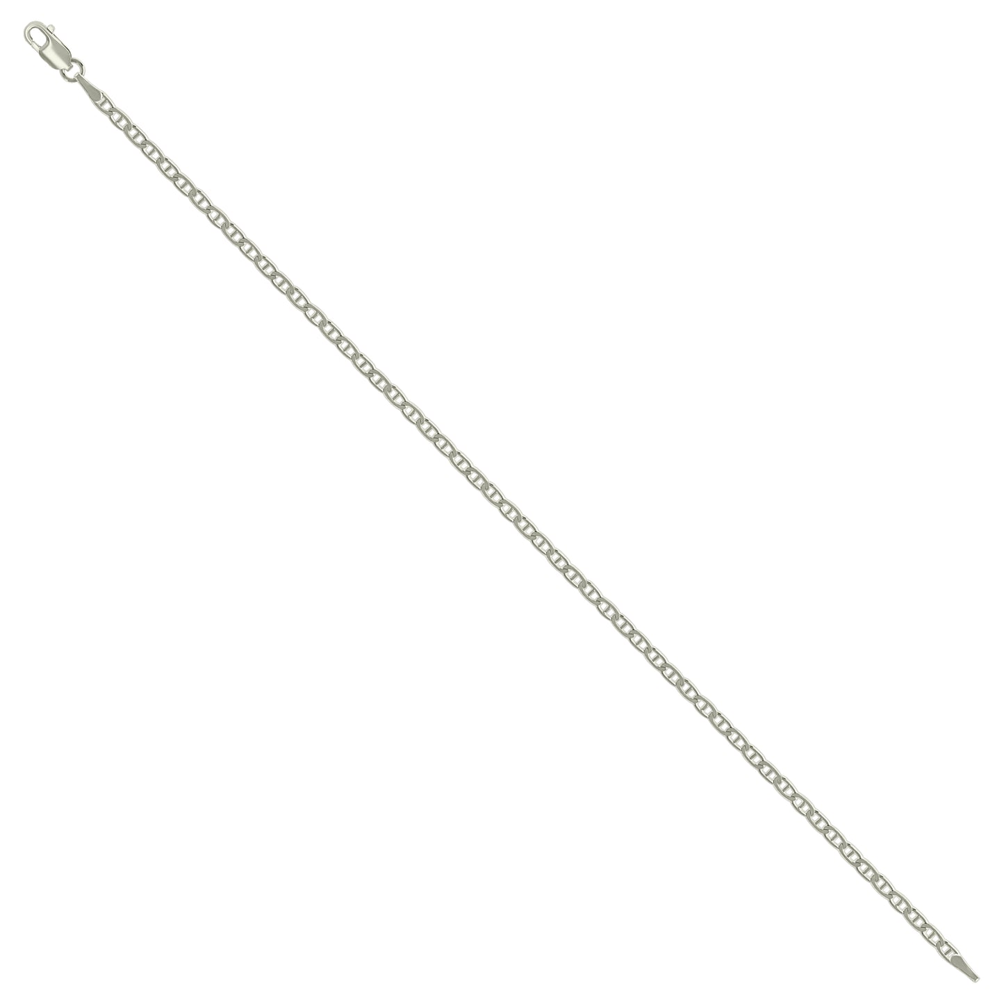 925 Silver Solid Classic Mariner Chain 2mm