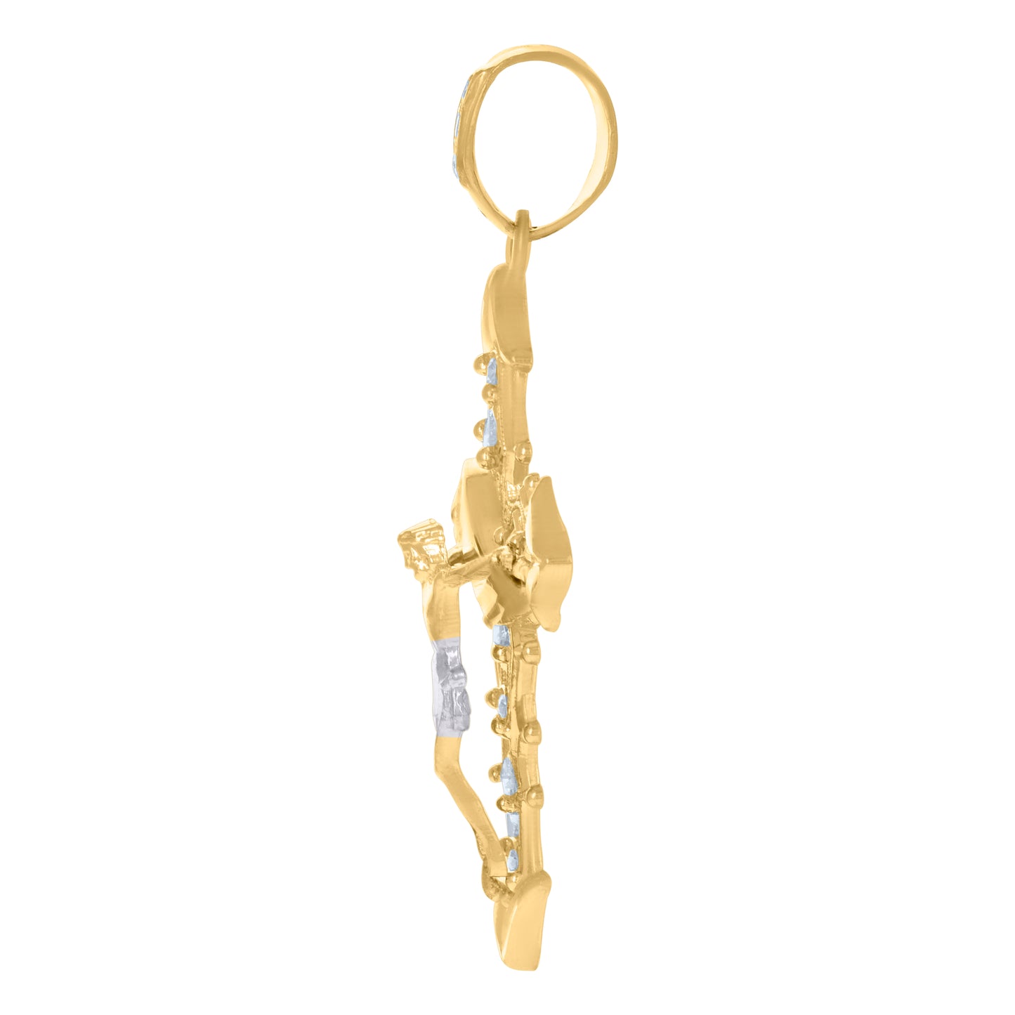 10Kt Gold Cz Pendant