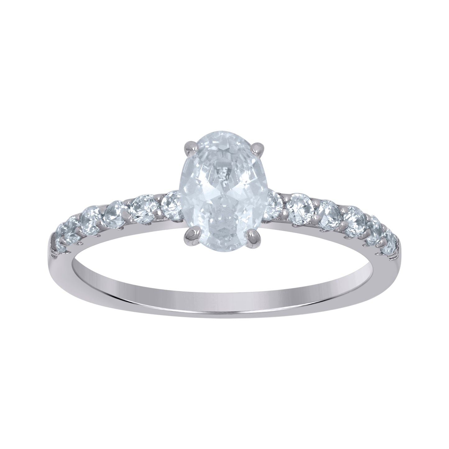 925 Sterling Silver Solitaire Ring S5