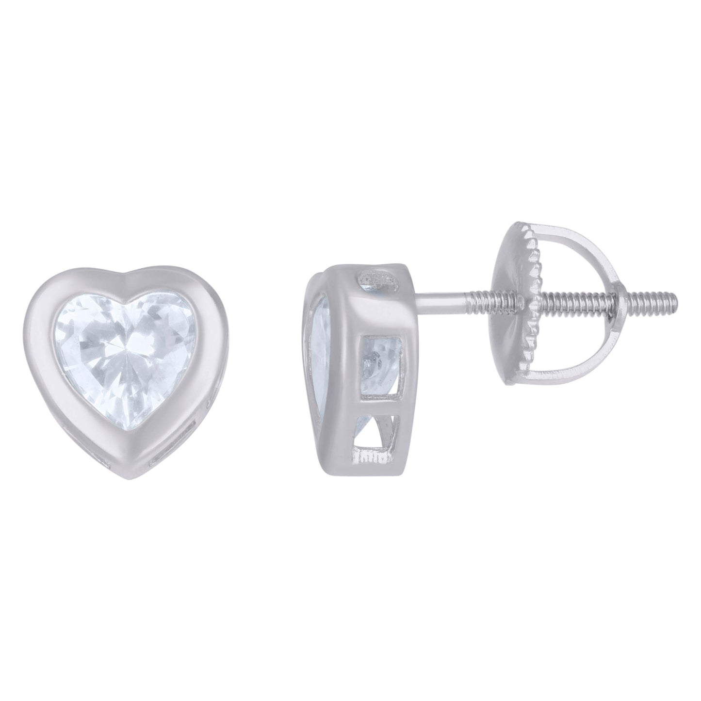 925 Sterling Silver Cz Earrings