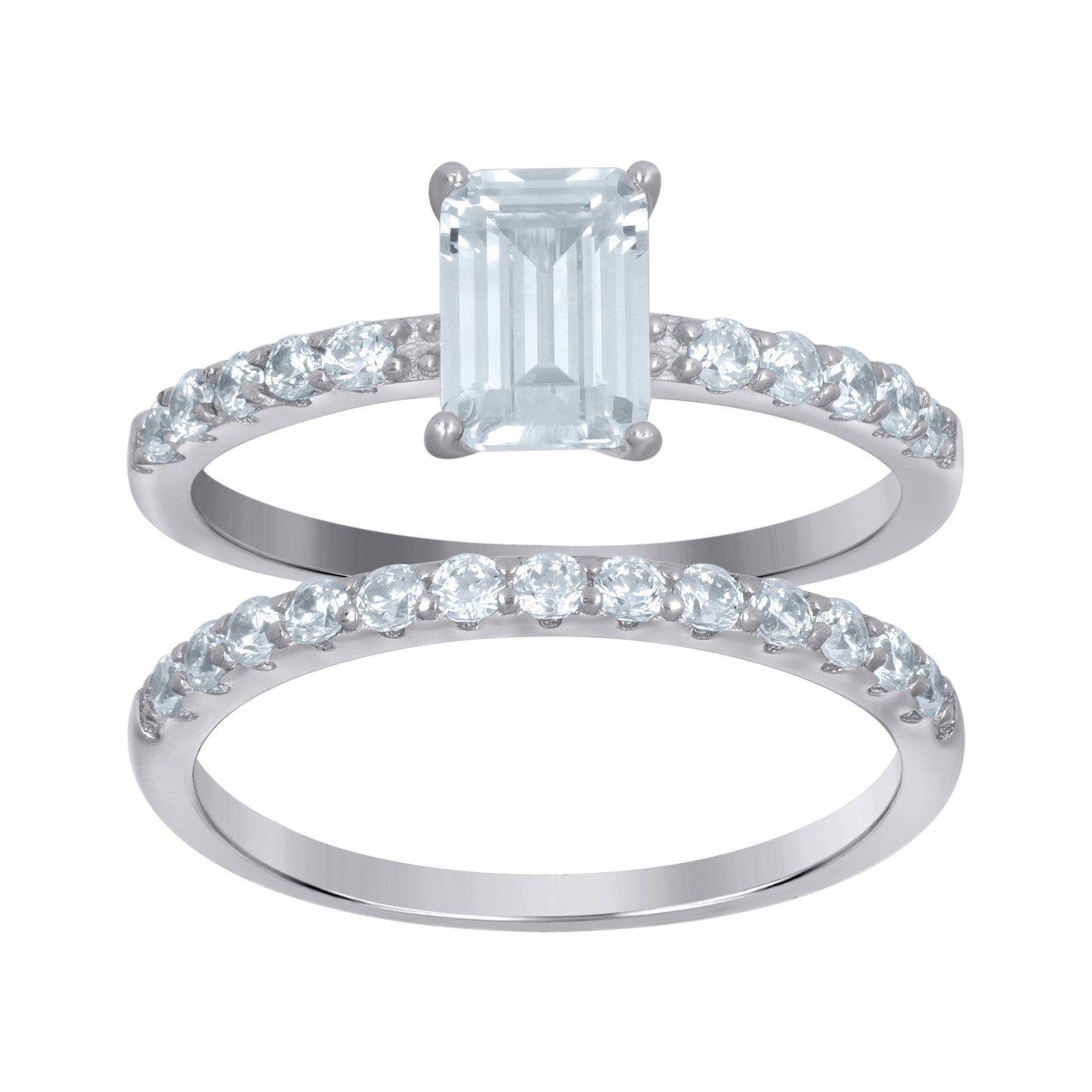 925 Sterling Silver Duo Ring S6