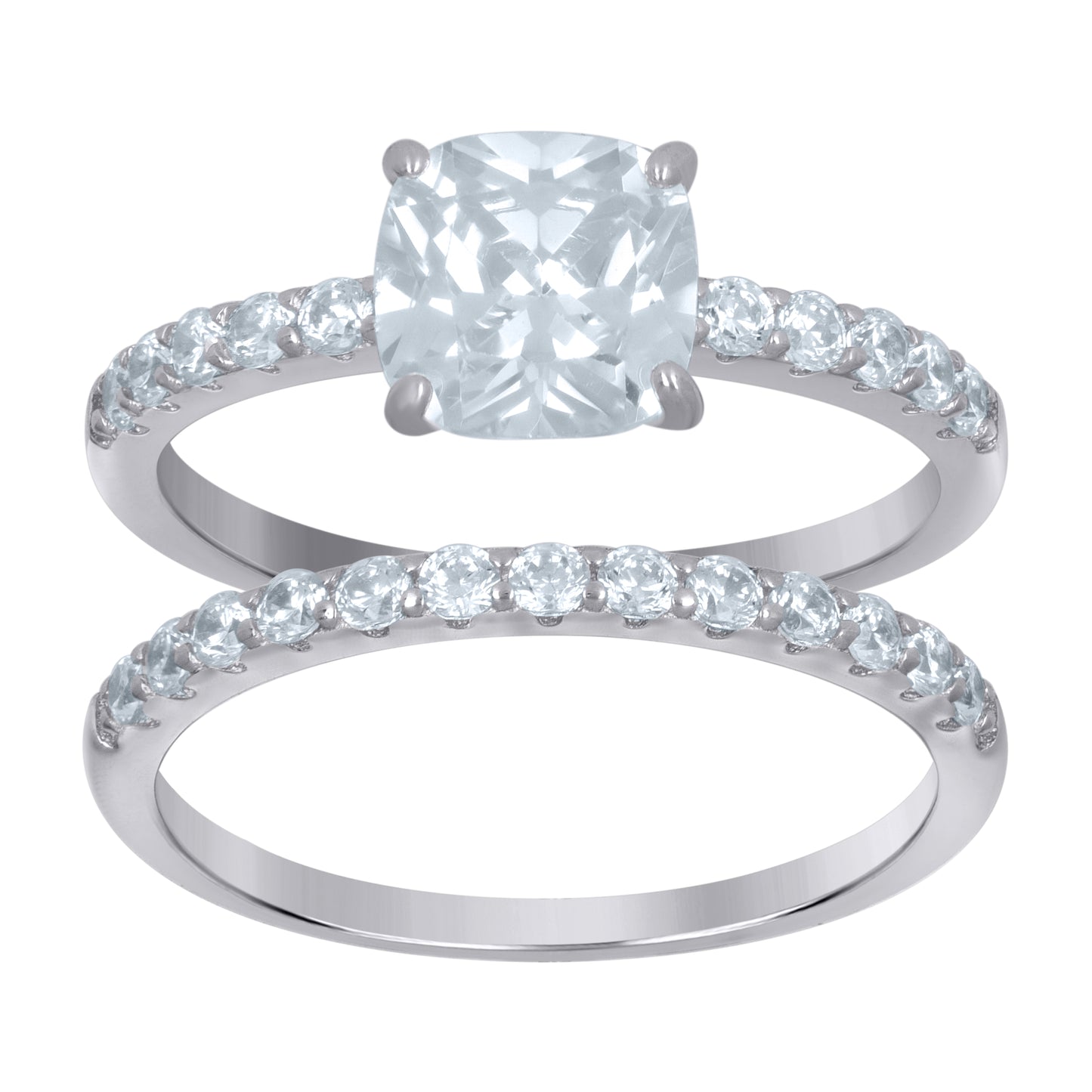 925 Sterling Silver Duo Ring S6