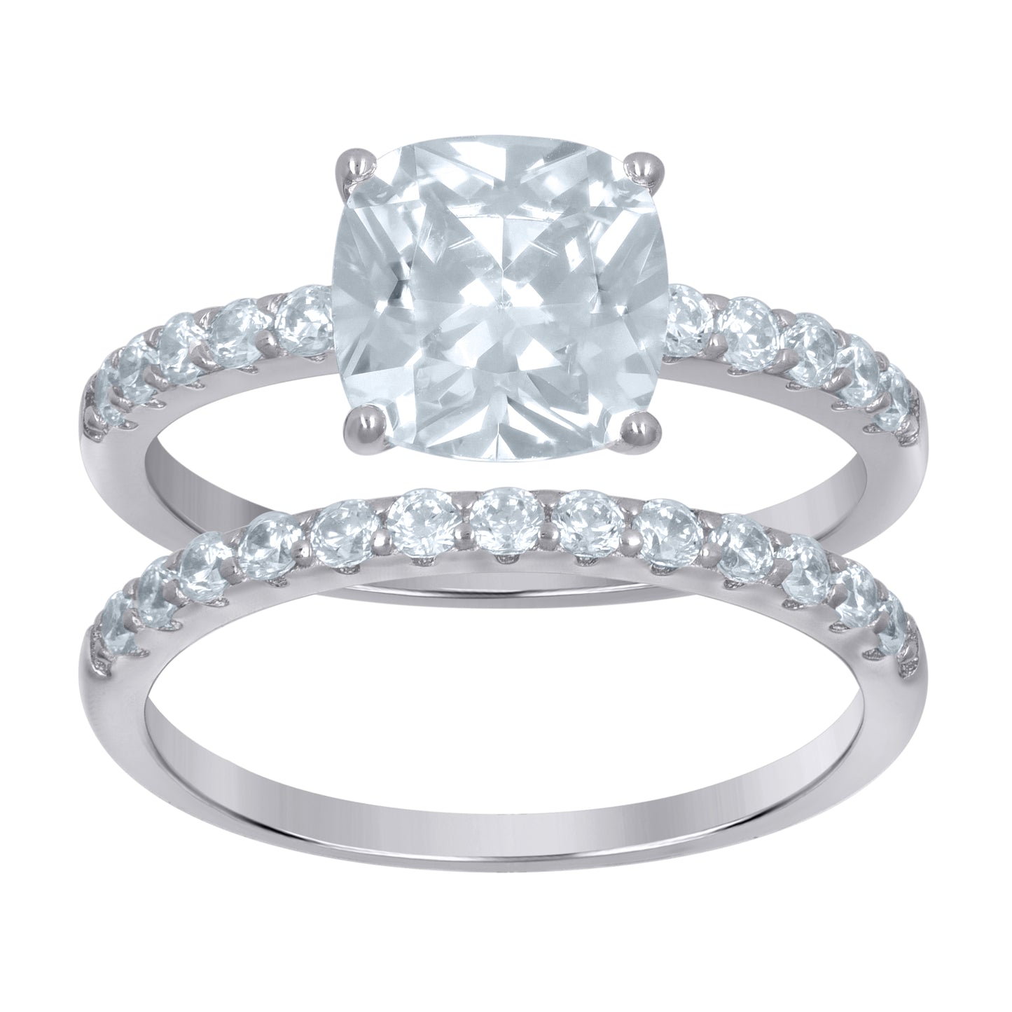 925 Sterling Silver Duo Ring S6