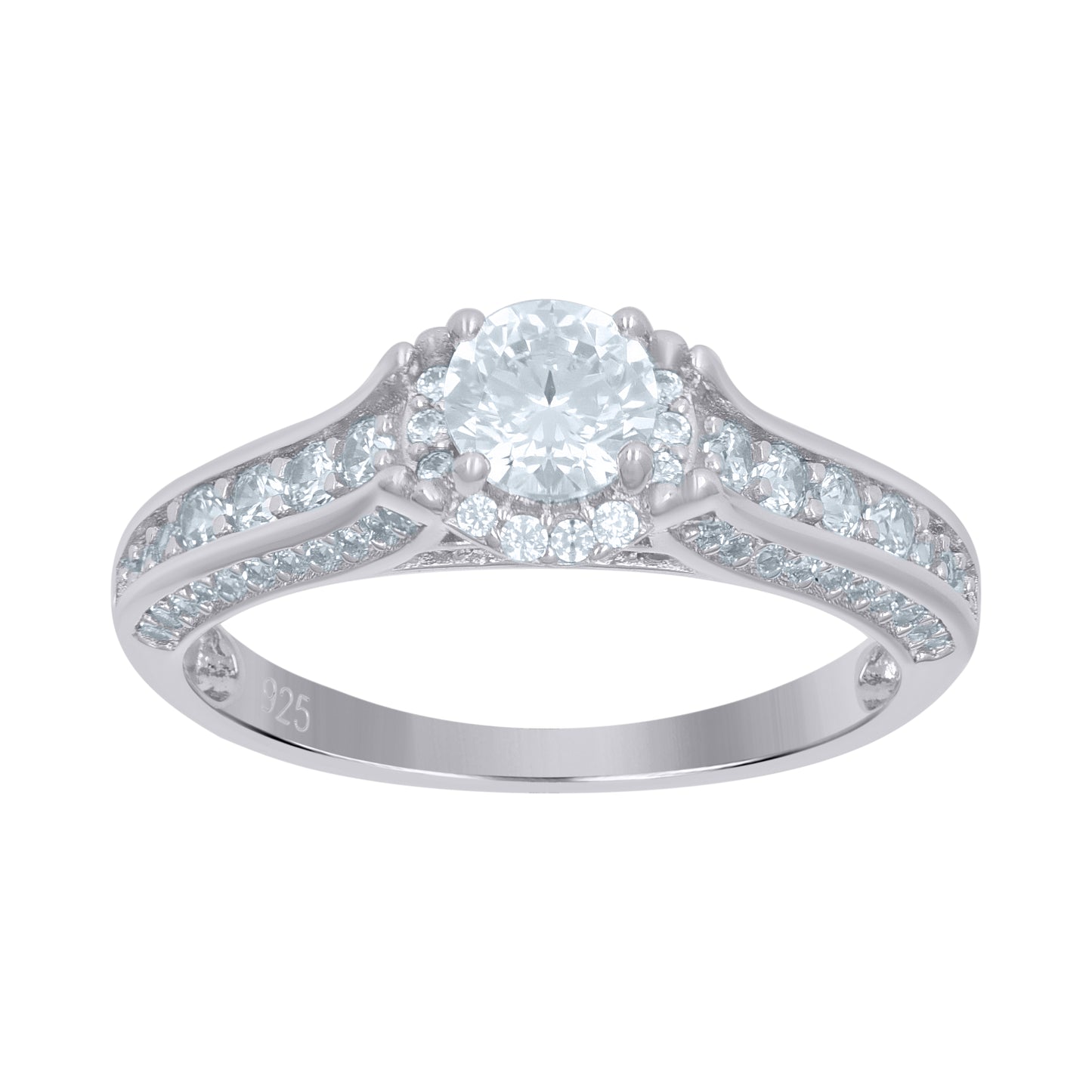 925 Sterling Silver Solitaire Ring S5