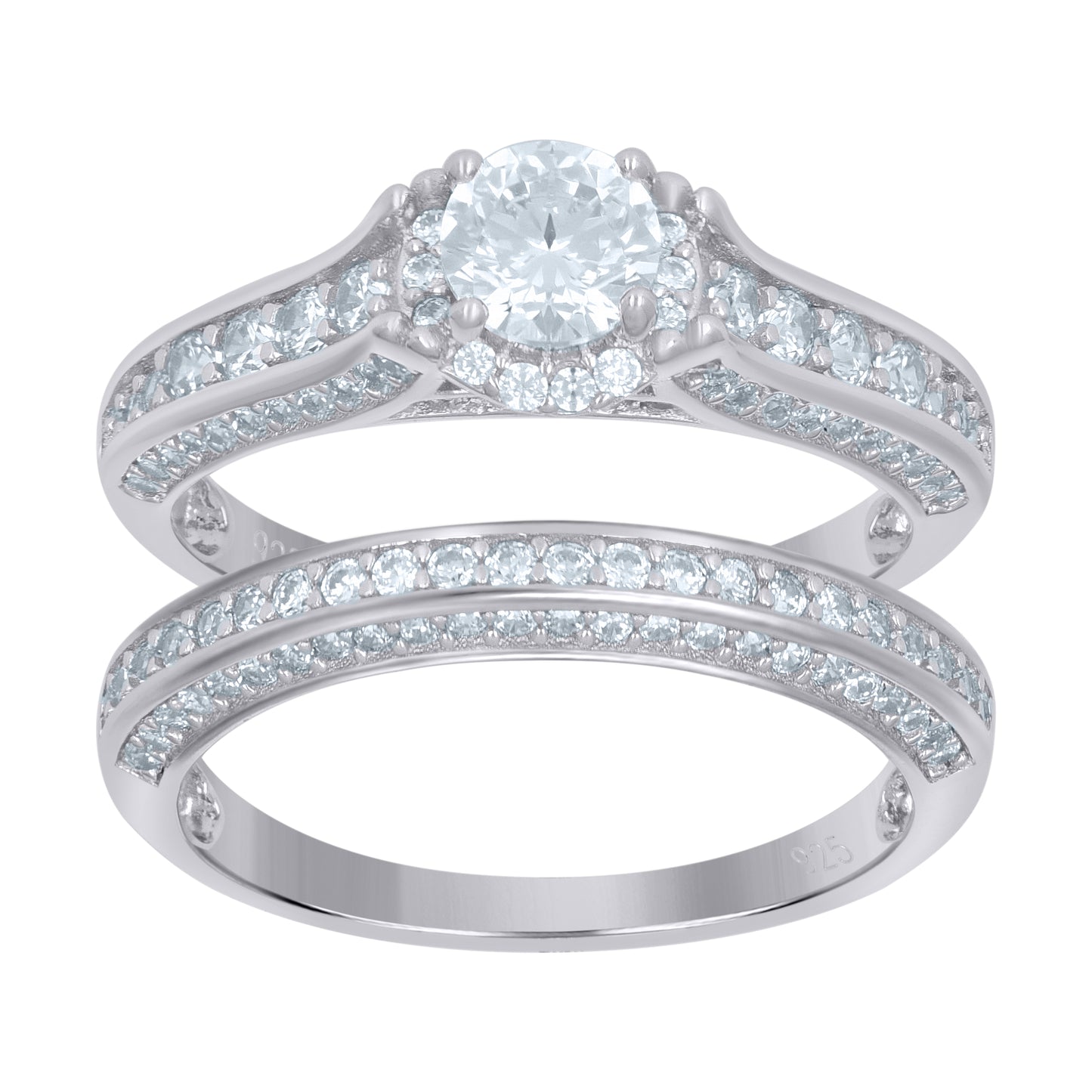 925 Sterling Silver Duo Ring S6