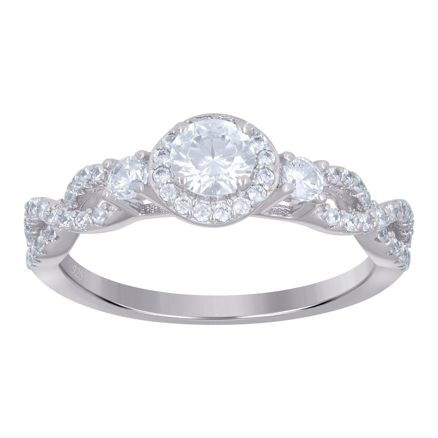 925 Sterling Silver Solitaire Ring S5