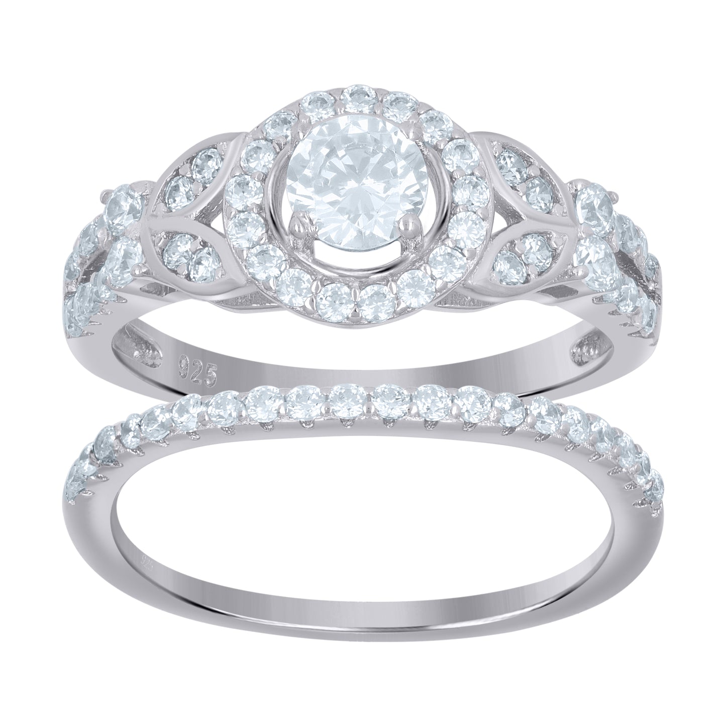 925 Sterling Silver Duo Ring S6