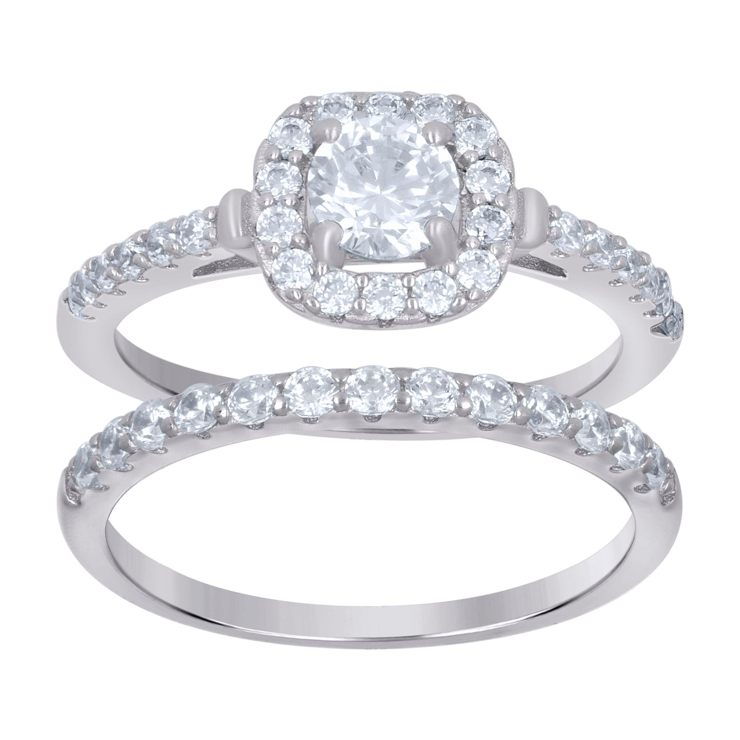 925 Sterling Silver Duo Ring S6