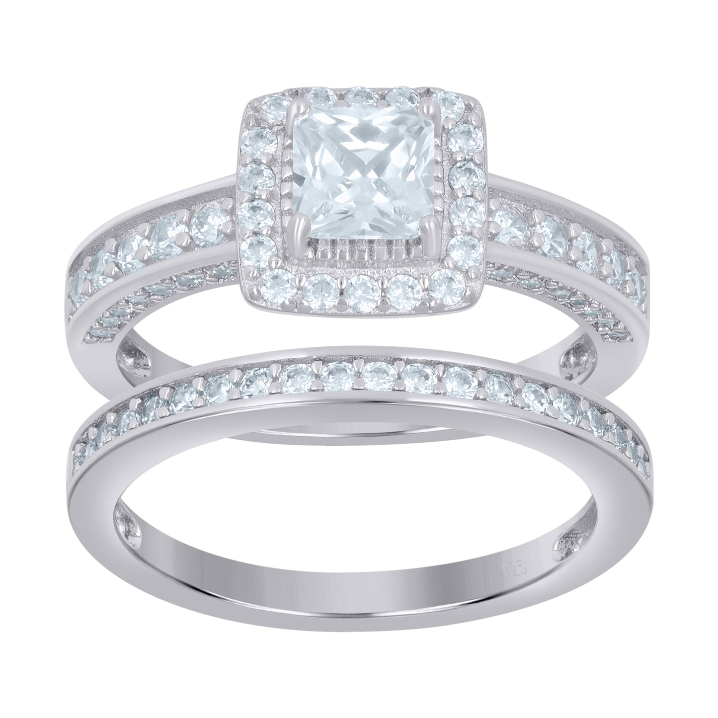 925 Sterling Silver Duo Ring S6