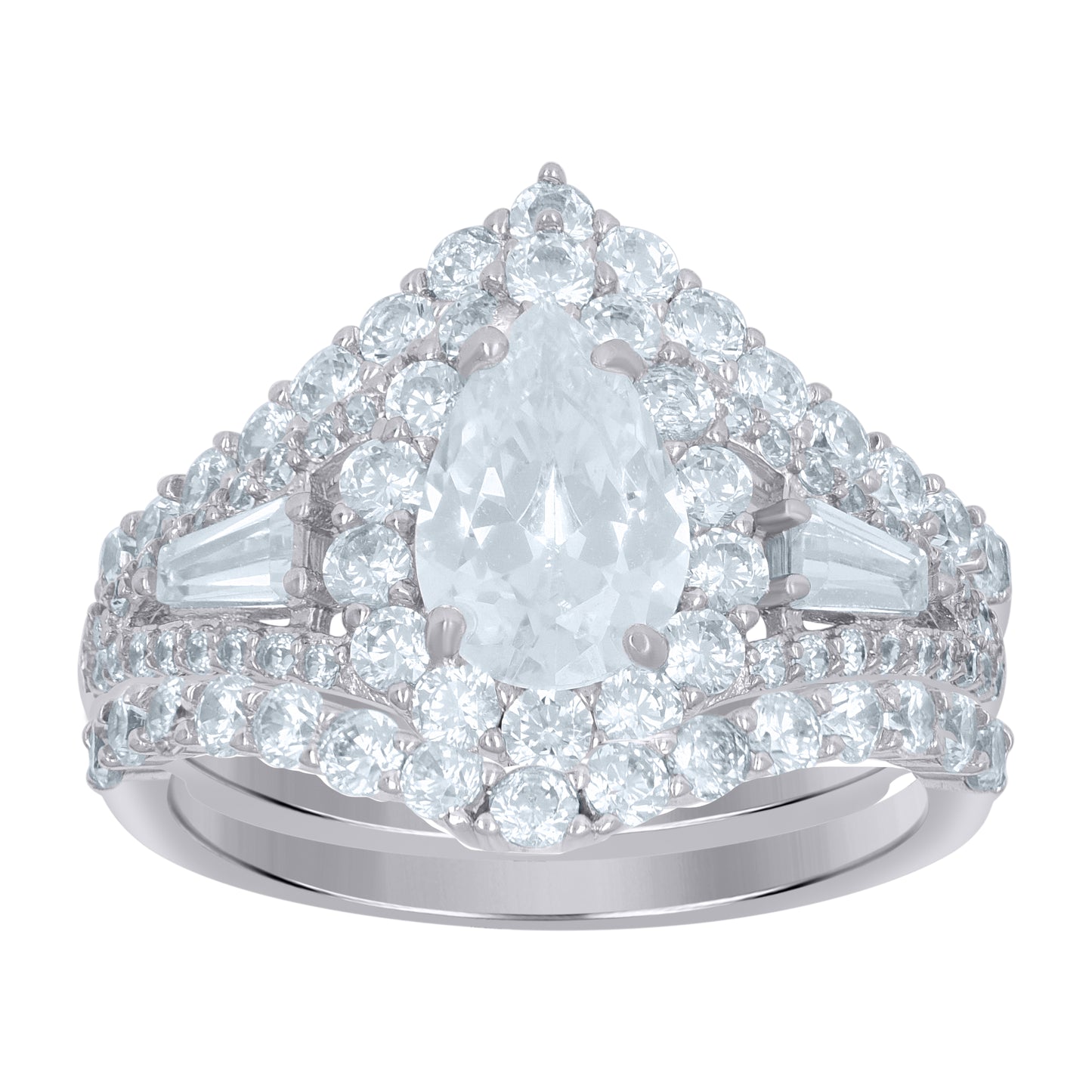 925 Sterling Silver Duo Ring S6