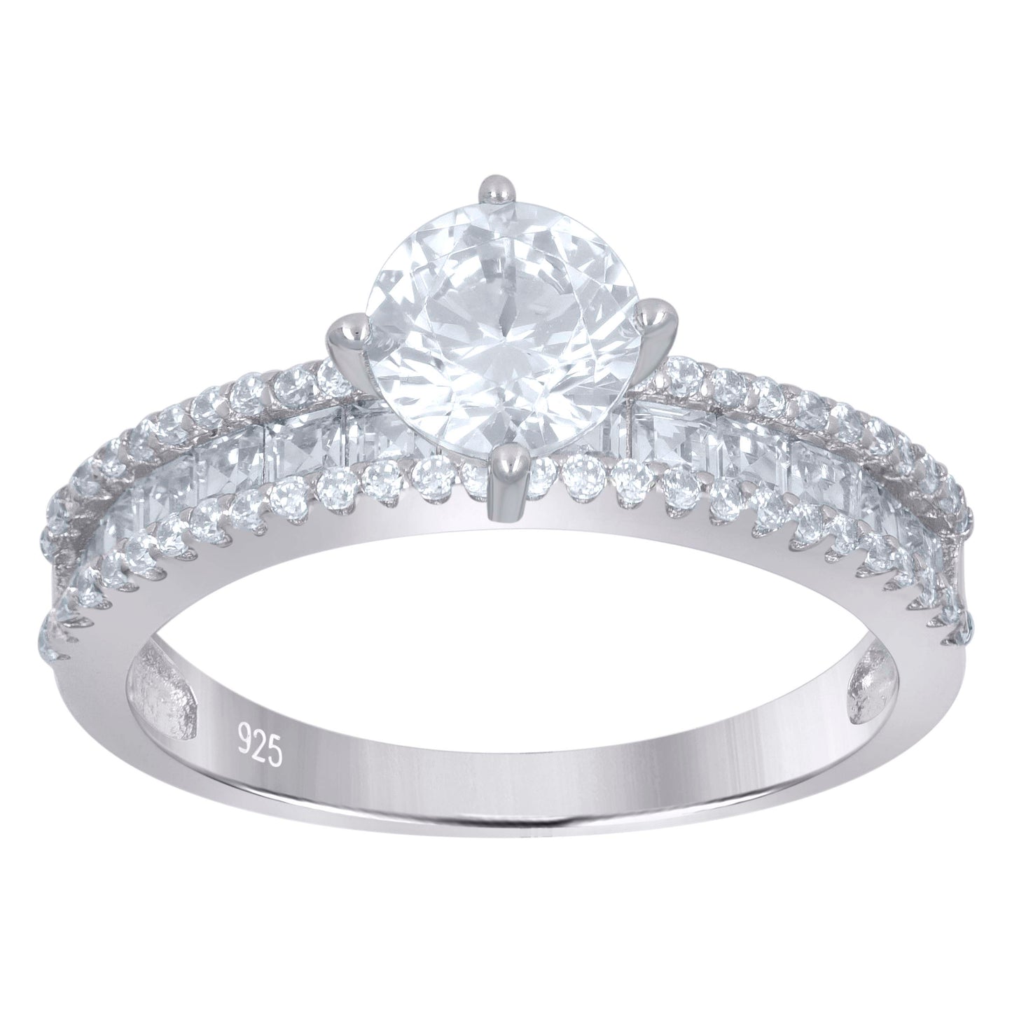 925 Sterling Silver Solitaire Ring S5