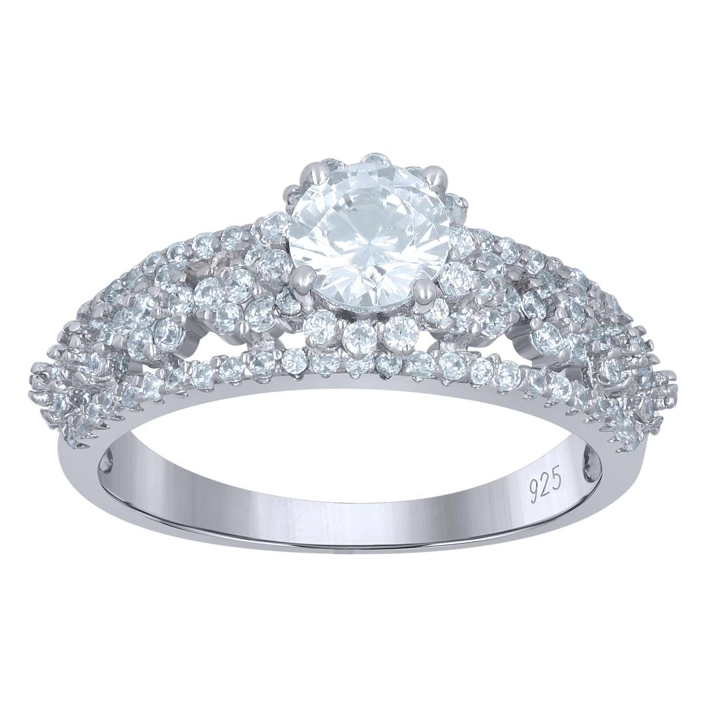 925 Sterling Silver Solitaire Ring S5