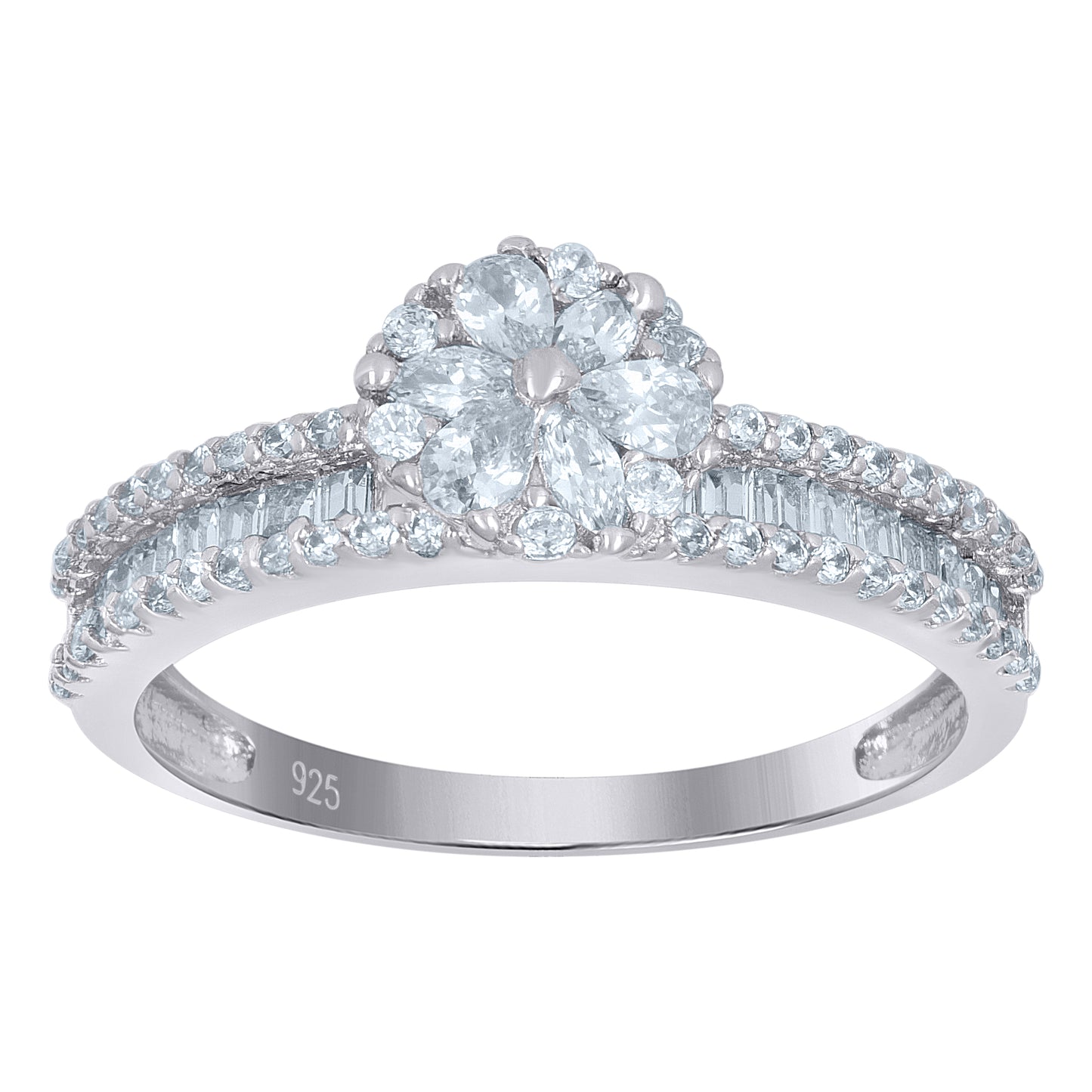 925 Sterling Silver Solitaire Ring S5