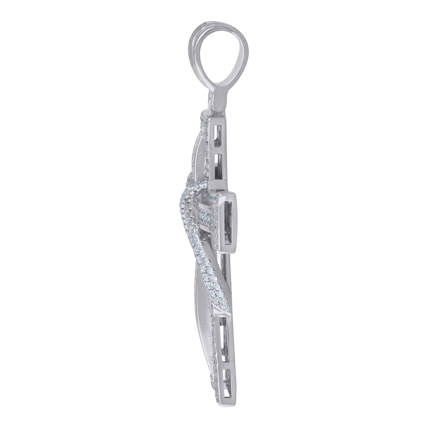925 Sterling Silver Cz Pendant