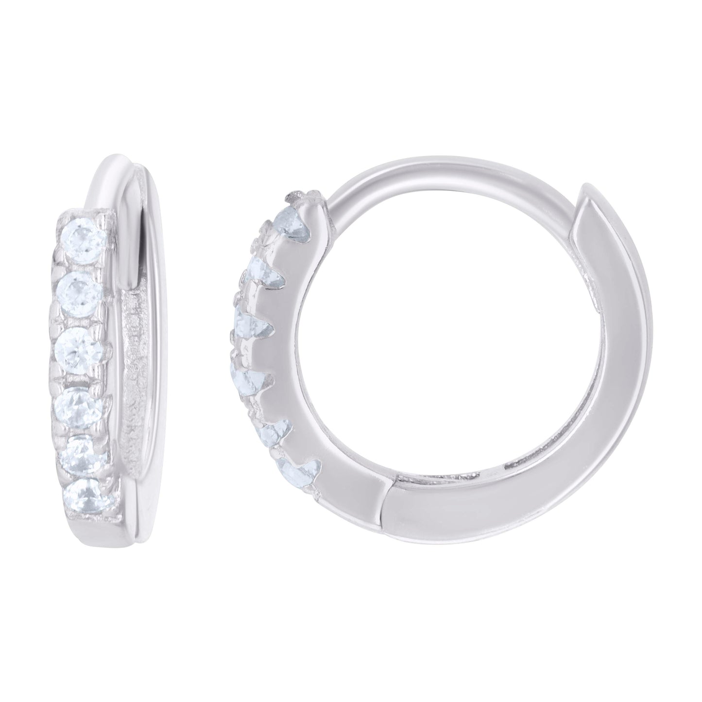 925 Sterling Silver Cz Earrings