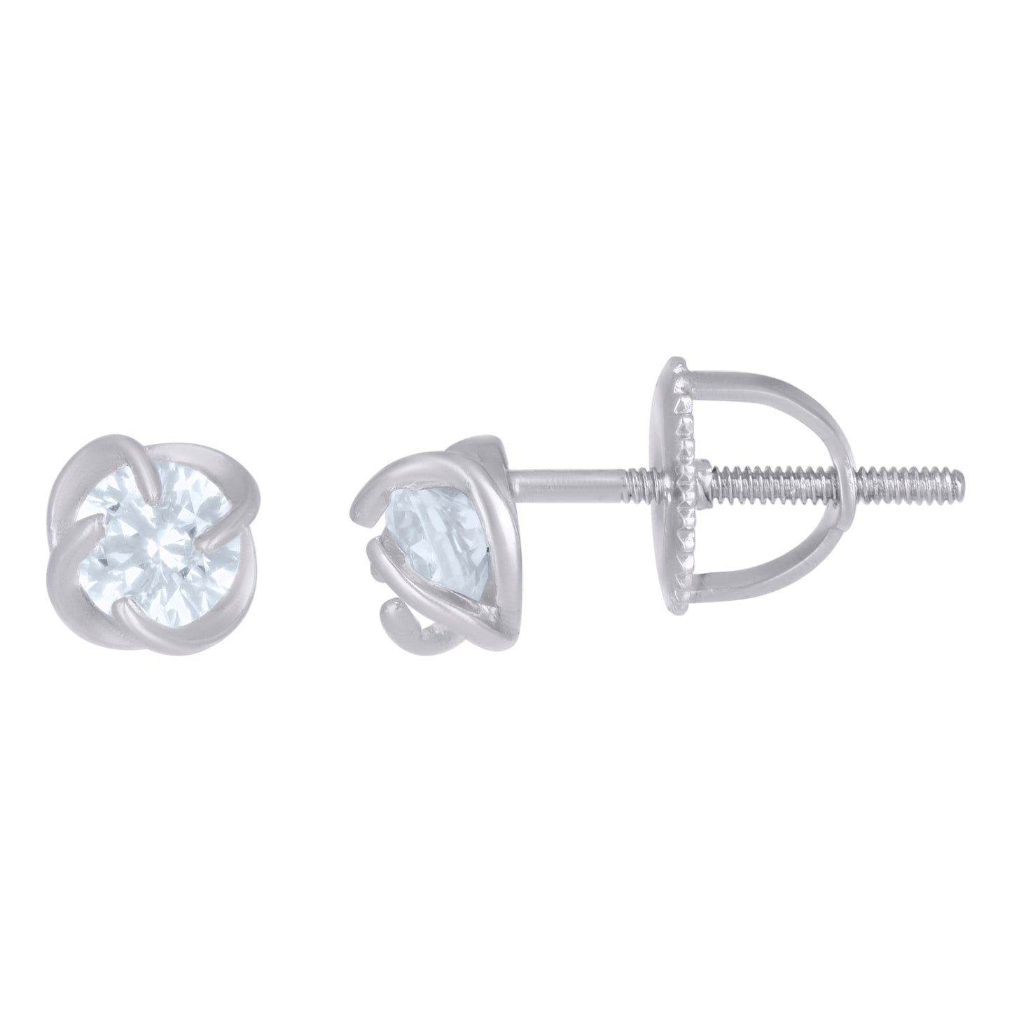 925 Sterling Silver Cz Earrings