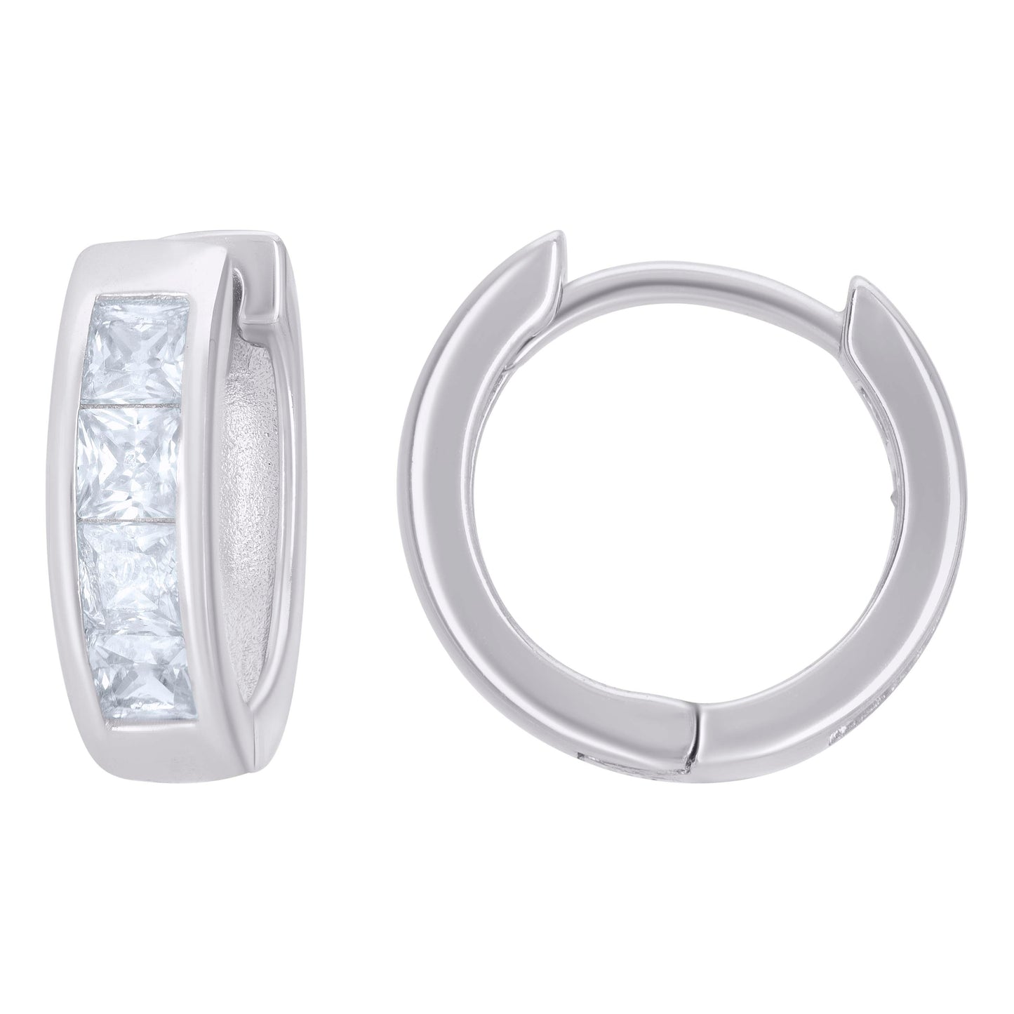 925 Sterling Silver Cz Earrings