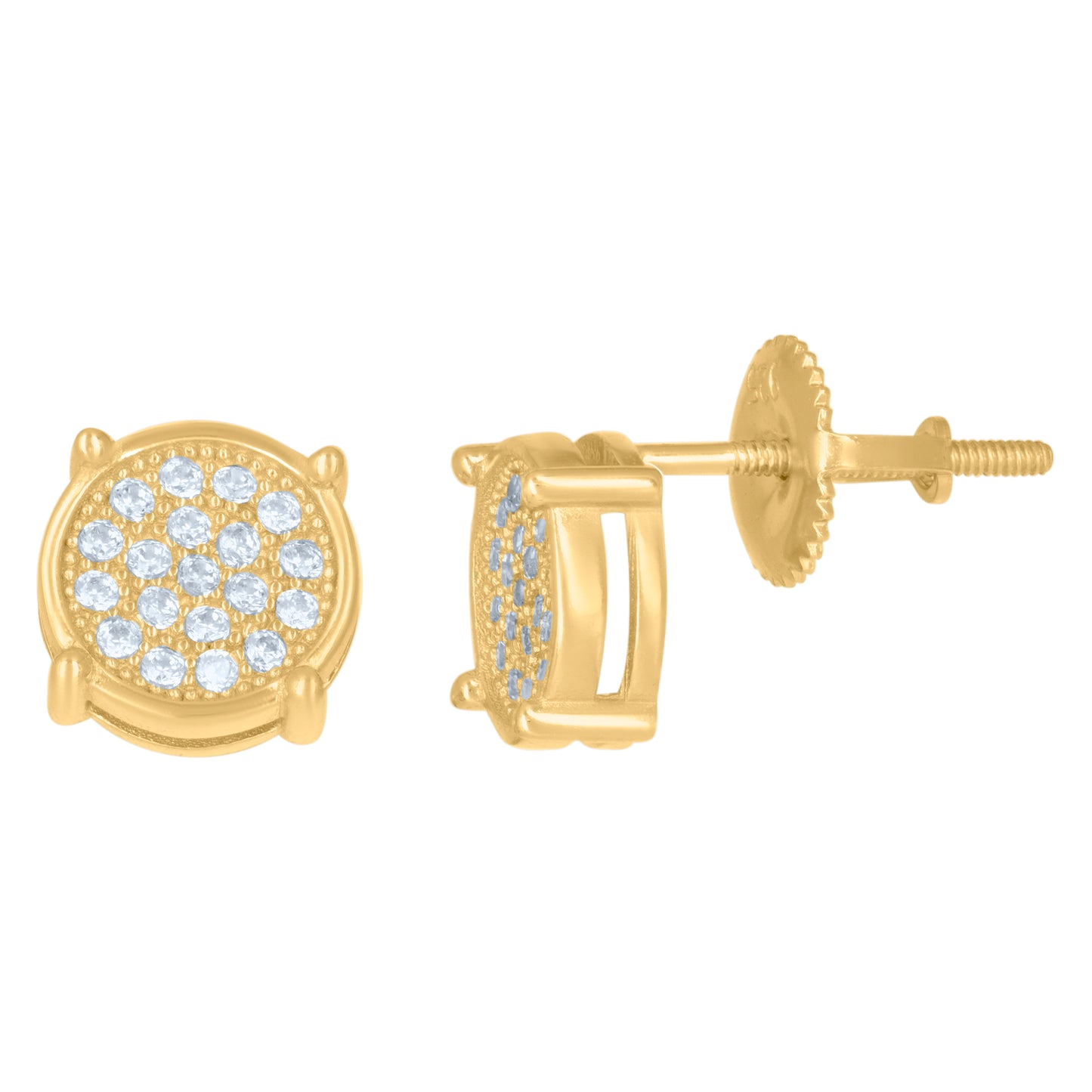 925 Sterling Silver Cz Earrings