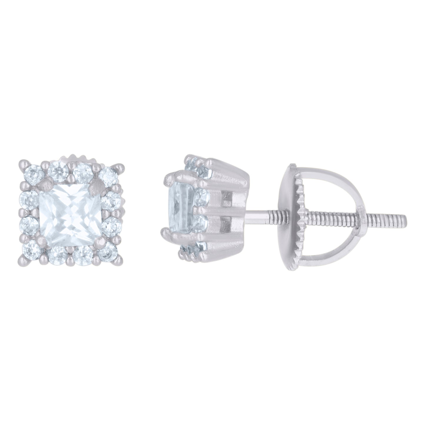 925 Sterling Silver Cz Earrings