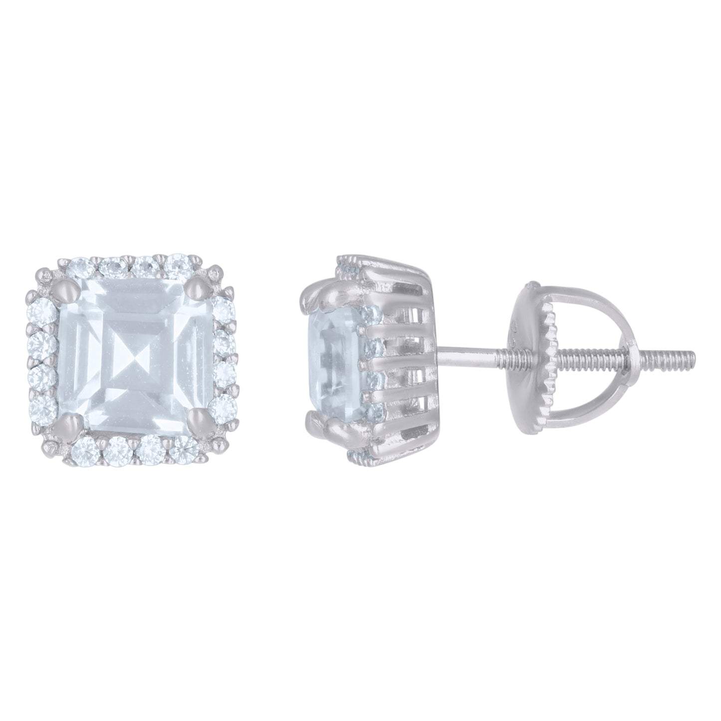 925 Sterling Silver Cz Earrings