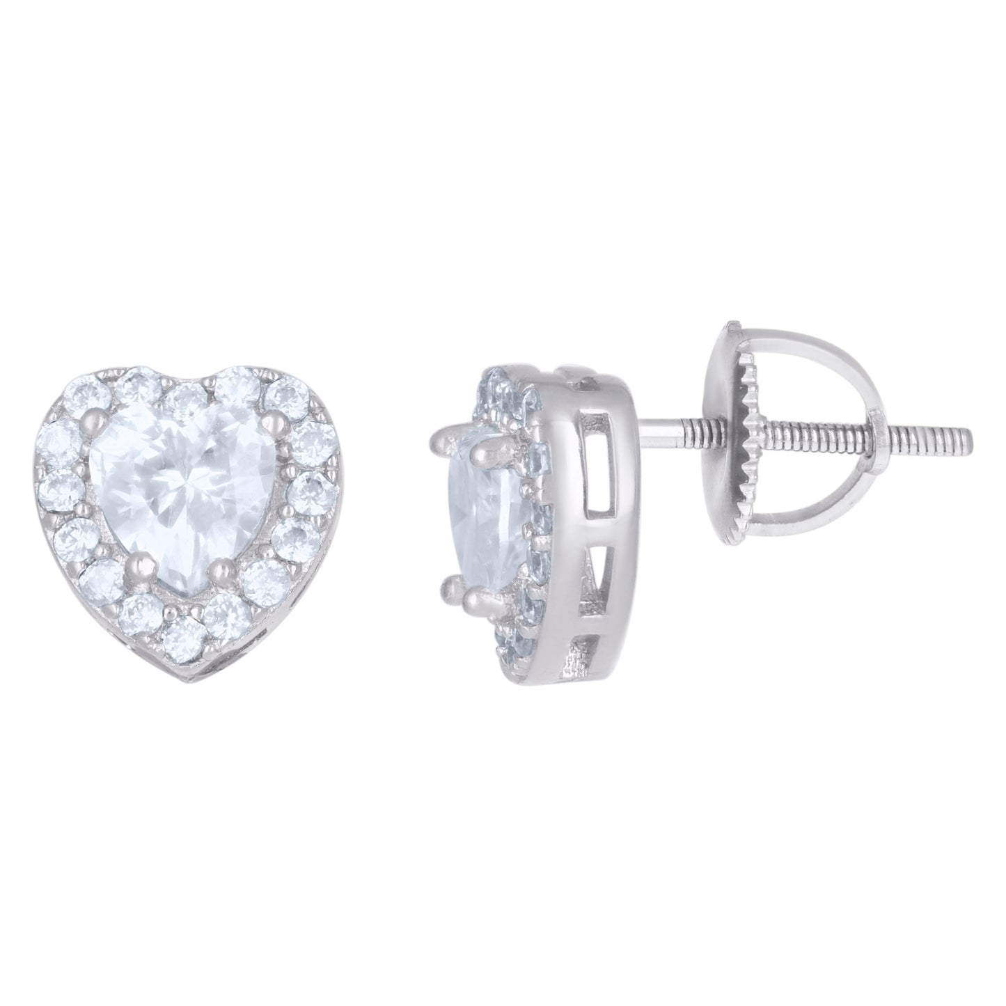 925 Sterling Silver Cz Earrings