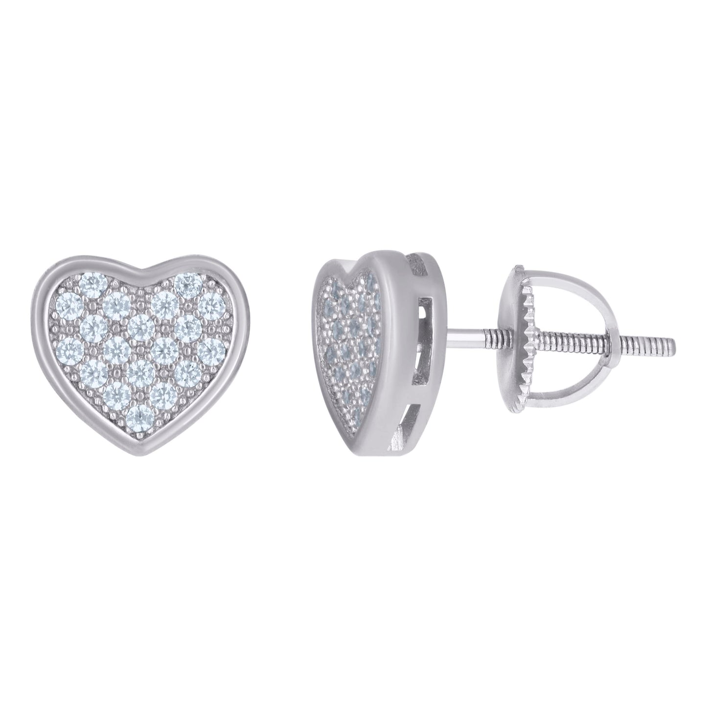 925 Sterling Silver Cz Earrings